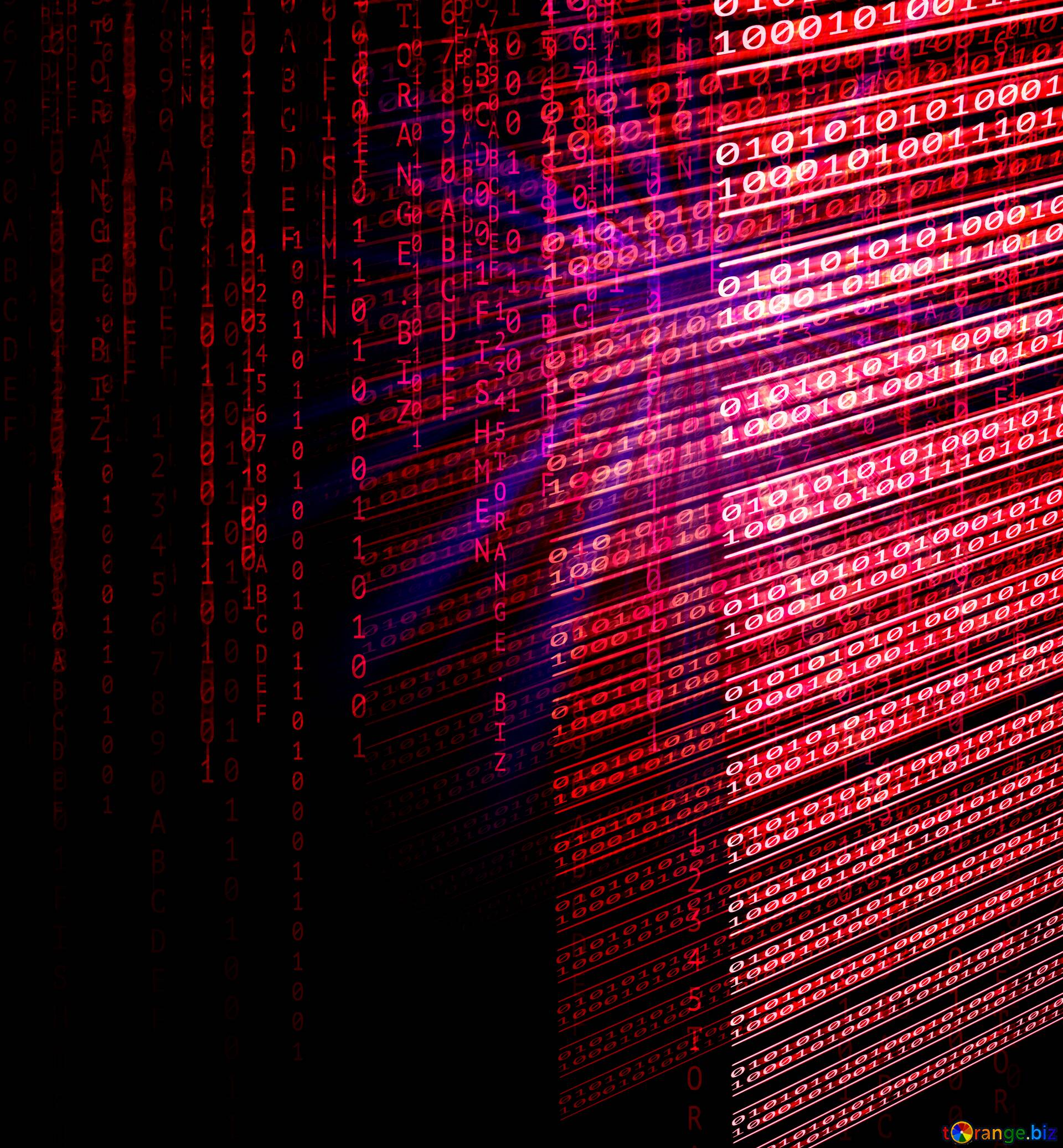 Red Binary Code Wallpapers