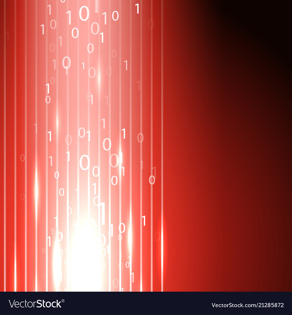 Red Binary Code Wallpapers