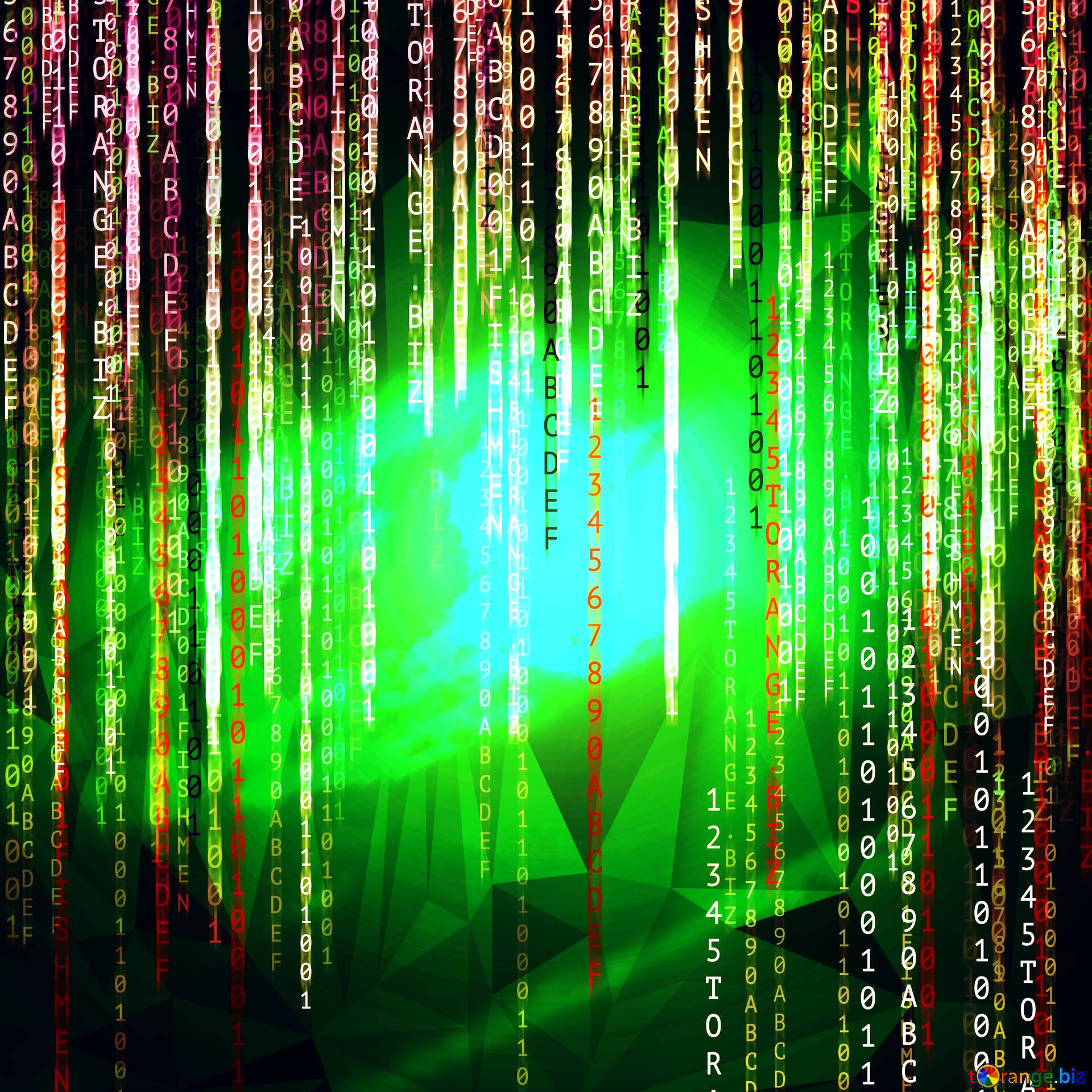 Red Binary Code Wallpapers