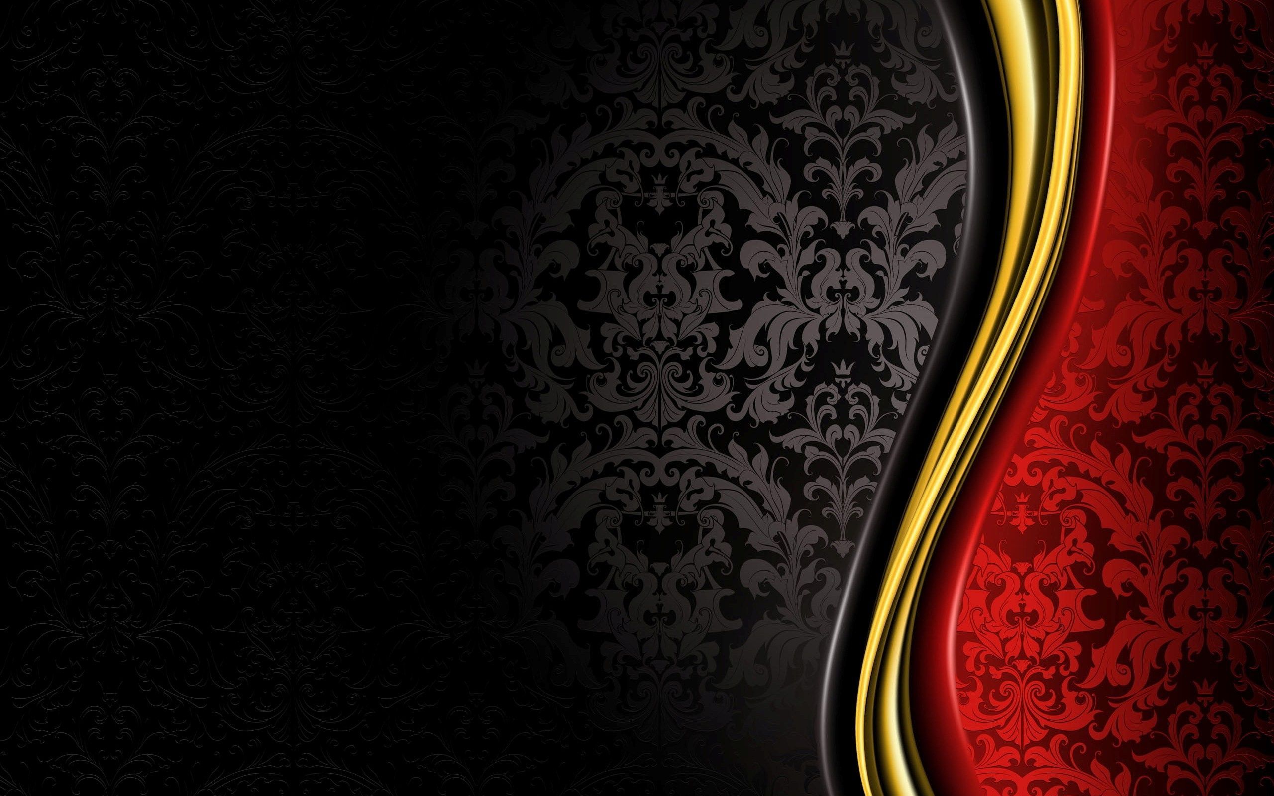 Red Black And Gold Wallpapers