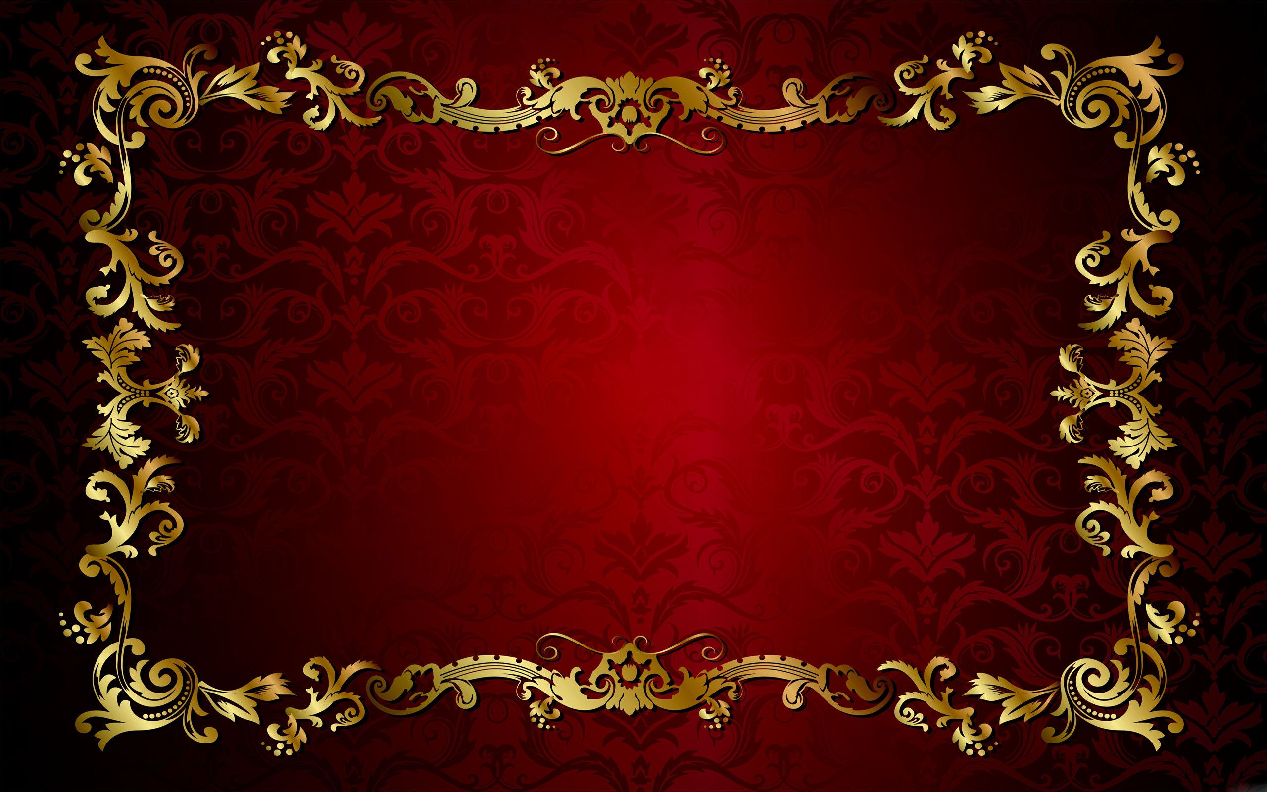 Red Black And Gold Wallpapers