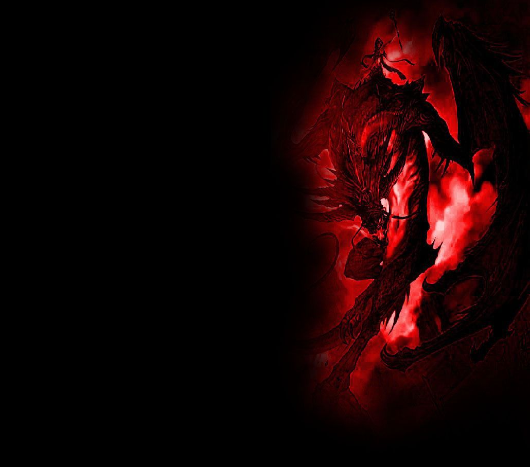 Red Black Dragon Wallpapers