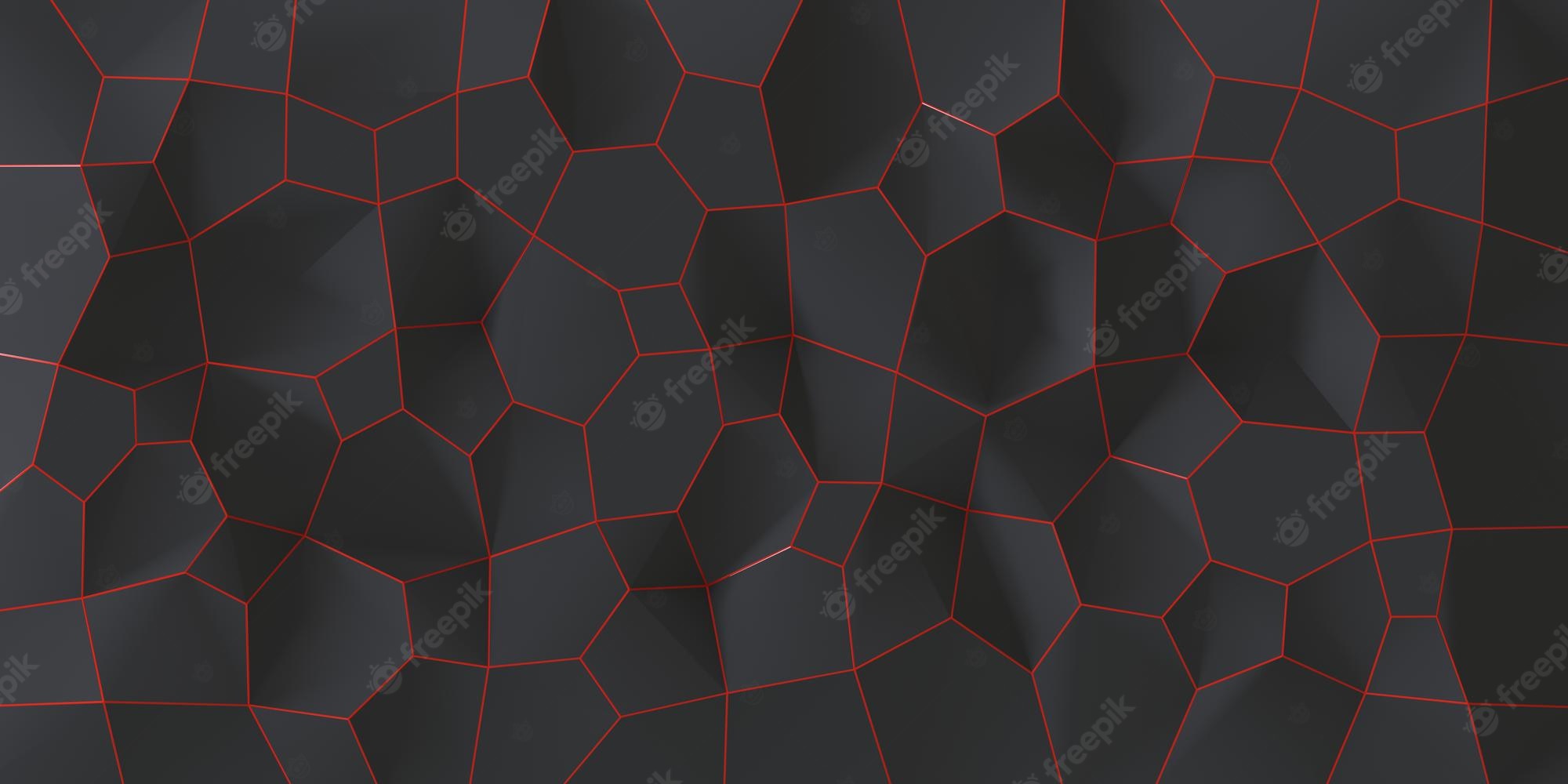 Red Black Geometric Wallpapers