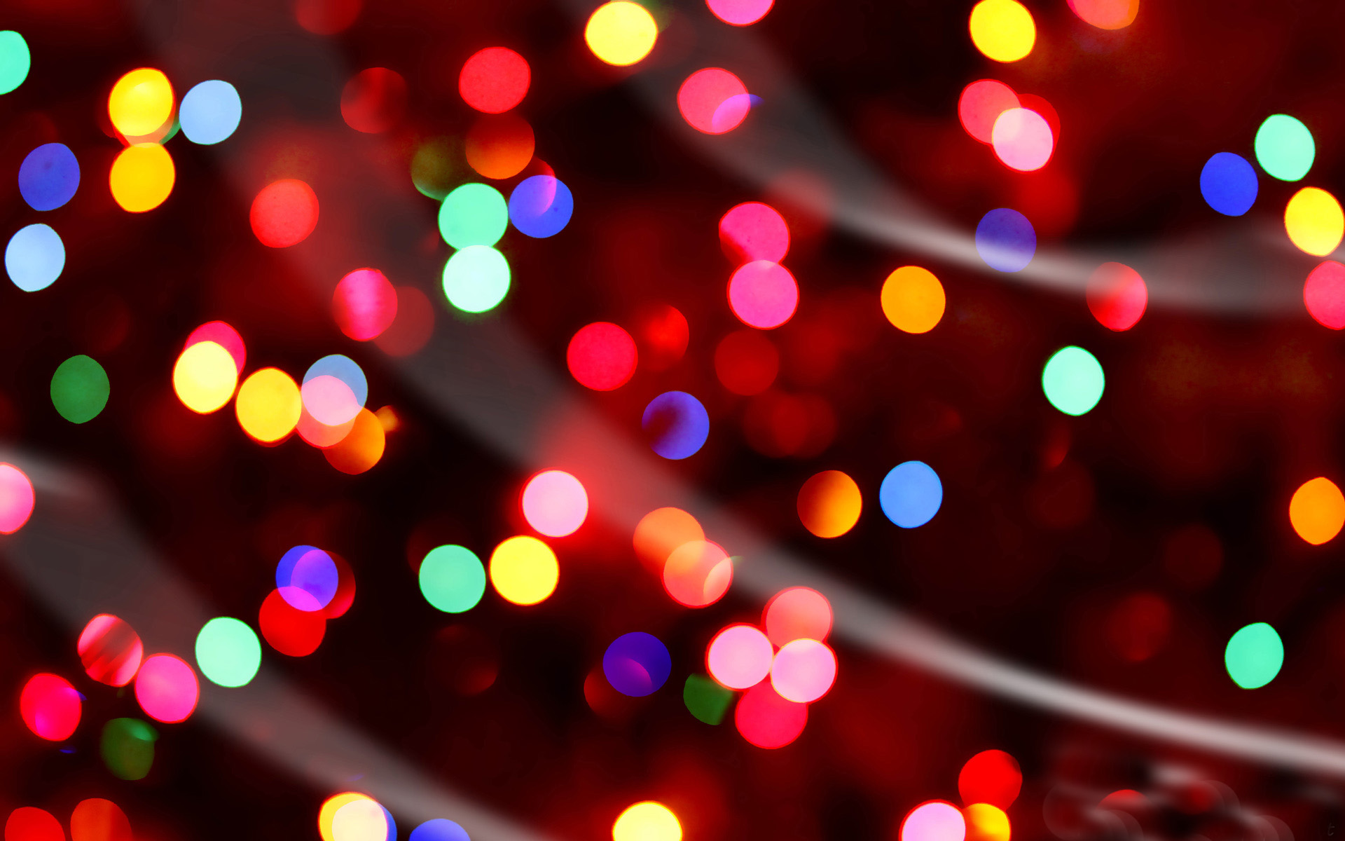Red Christmas Lights Wallpapers