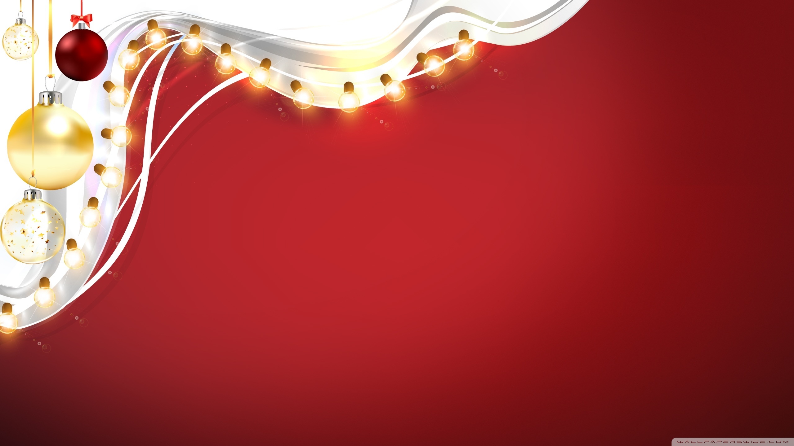 Red Christmas Lights Wallpapers