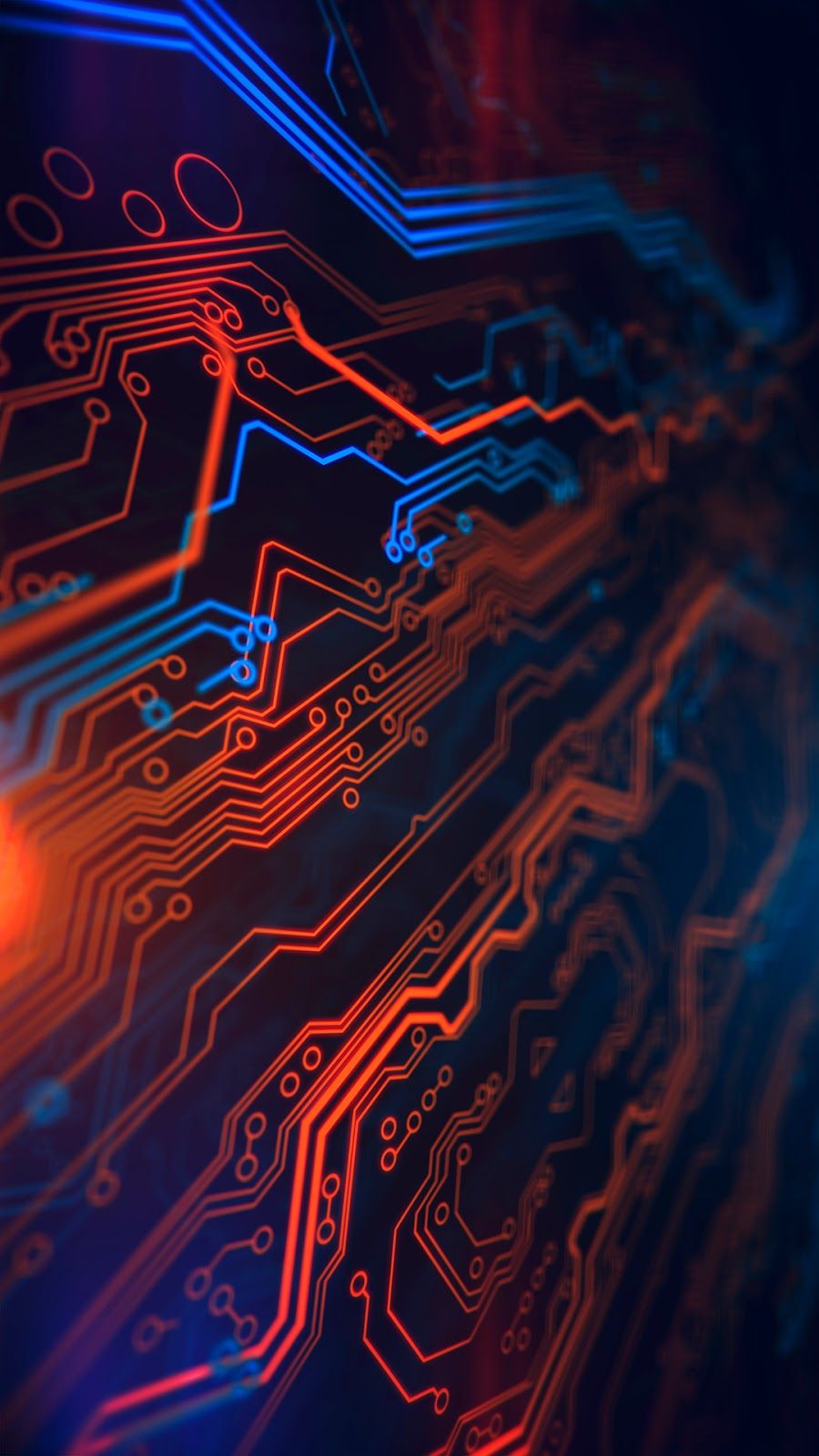 Red Circuit Wallpapers