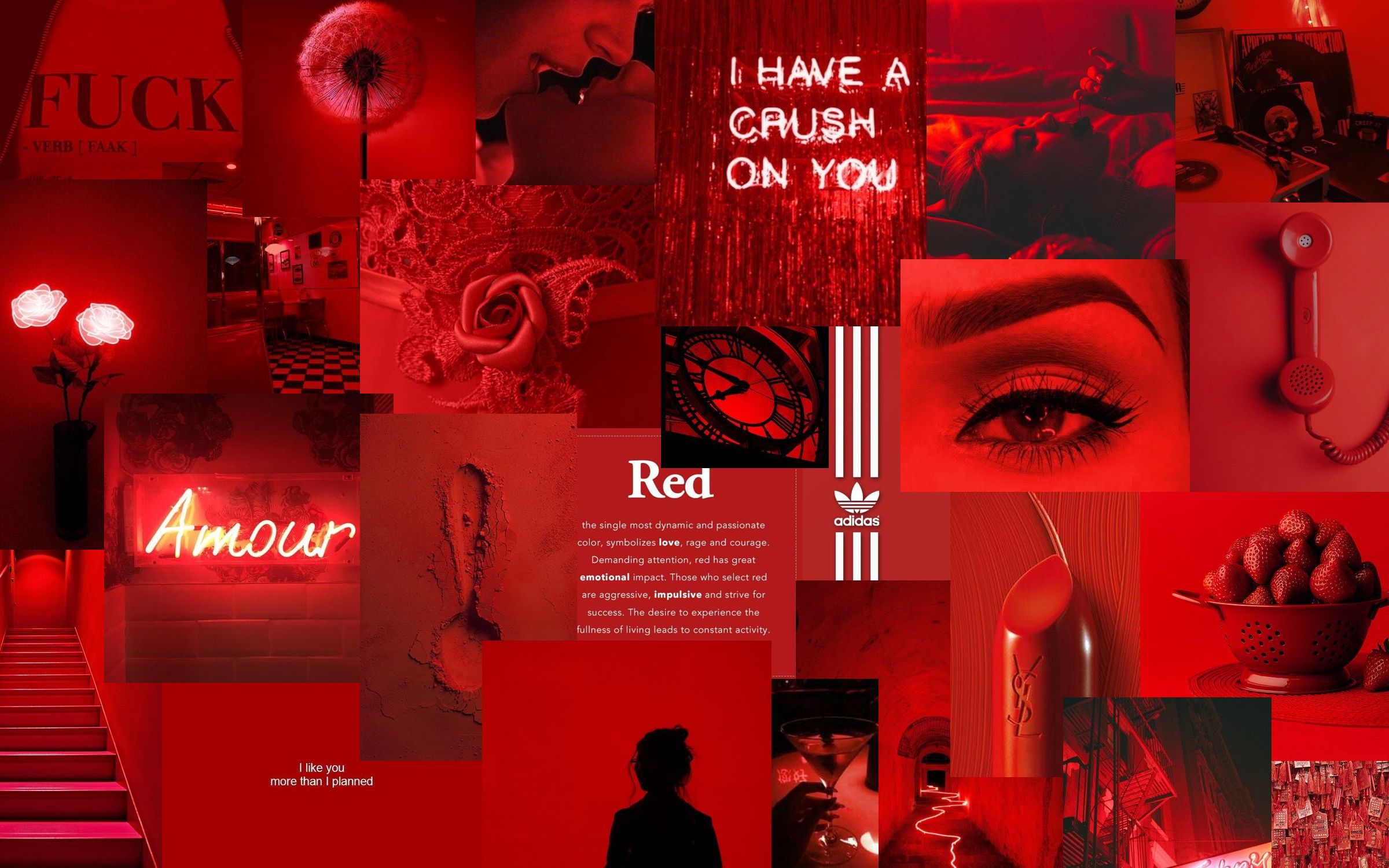 Red Collage Wallpapers