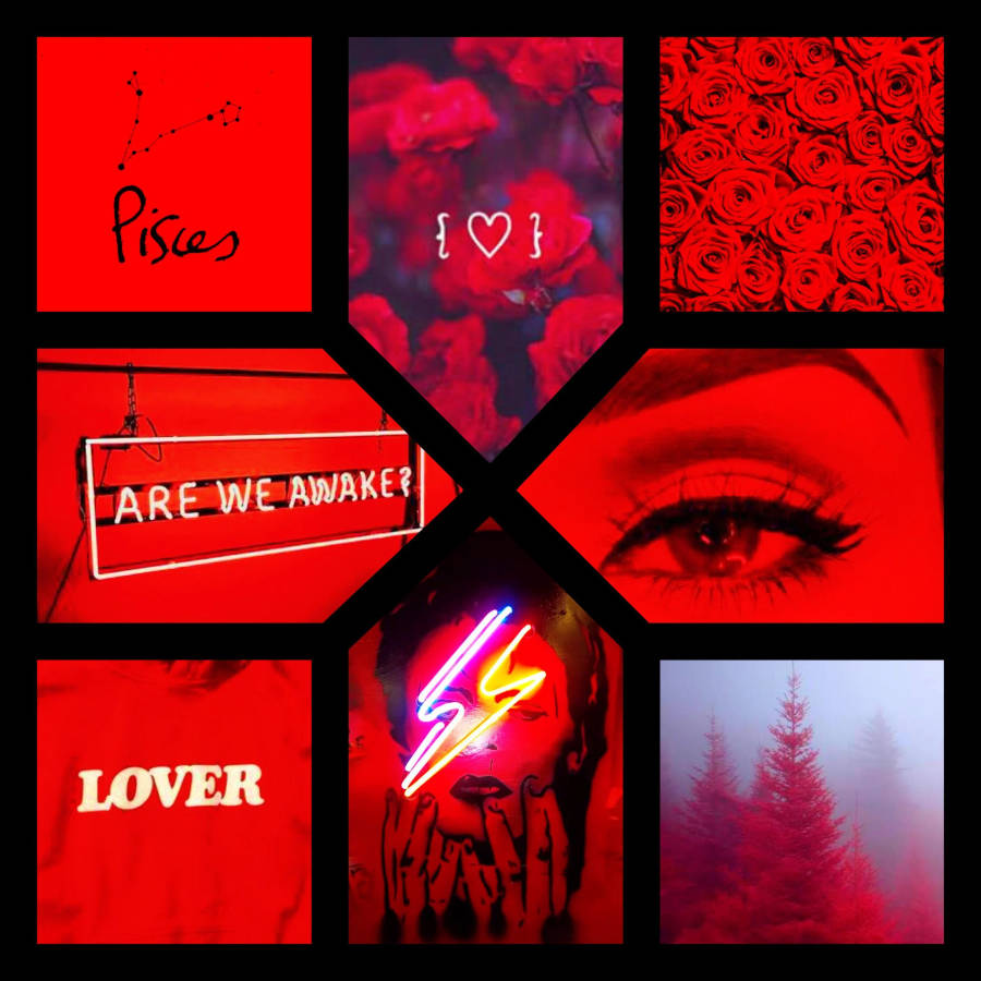 Red Collage Wallpapers