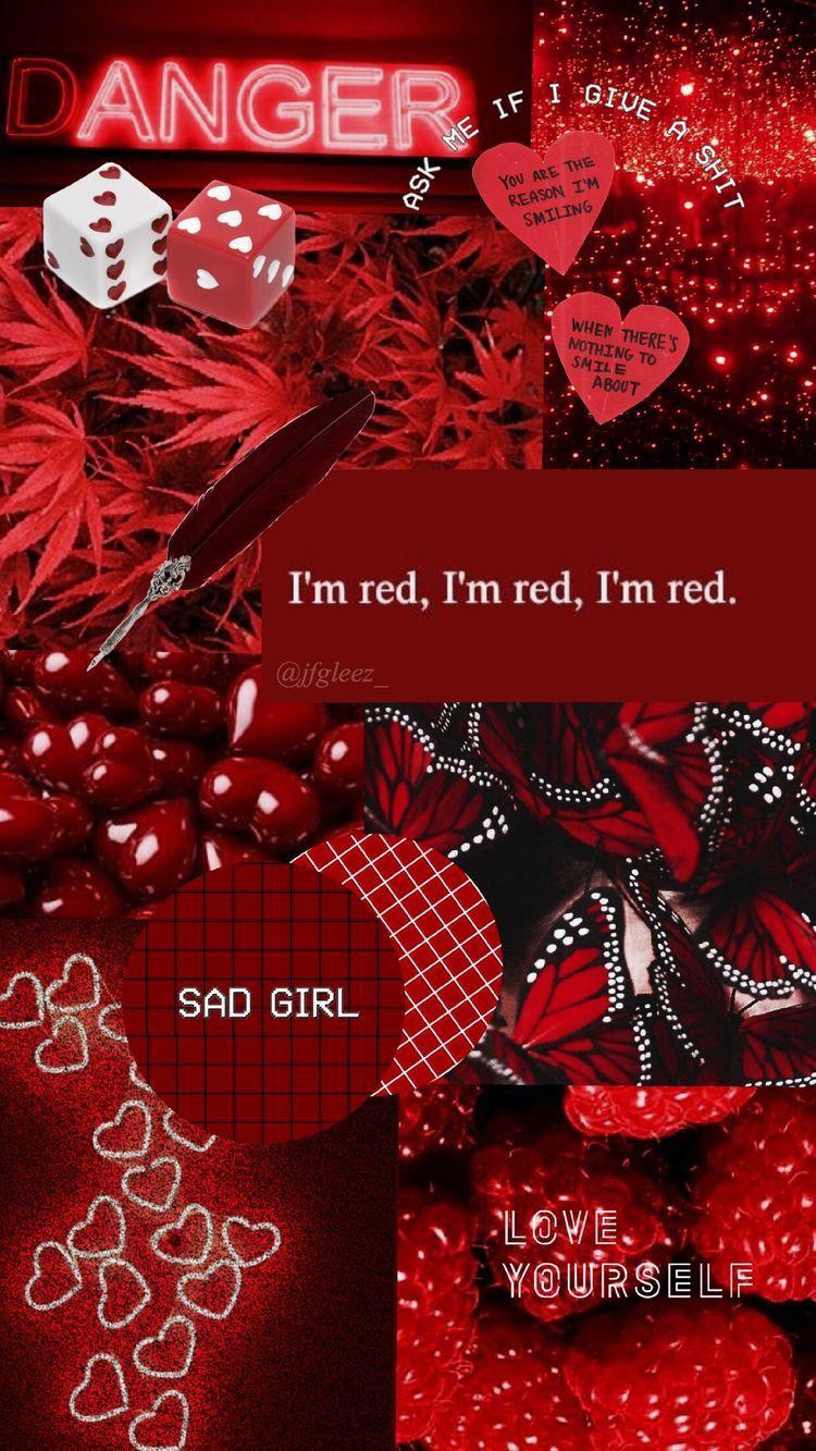 Red Cute Aesthetic Wallpapers