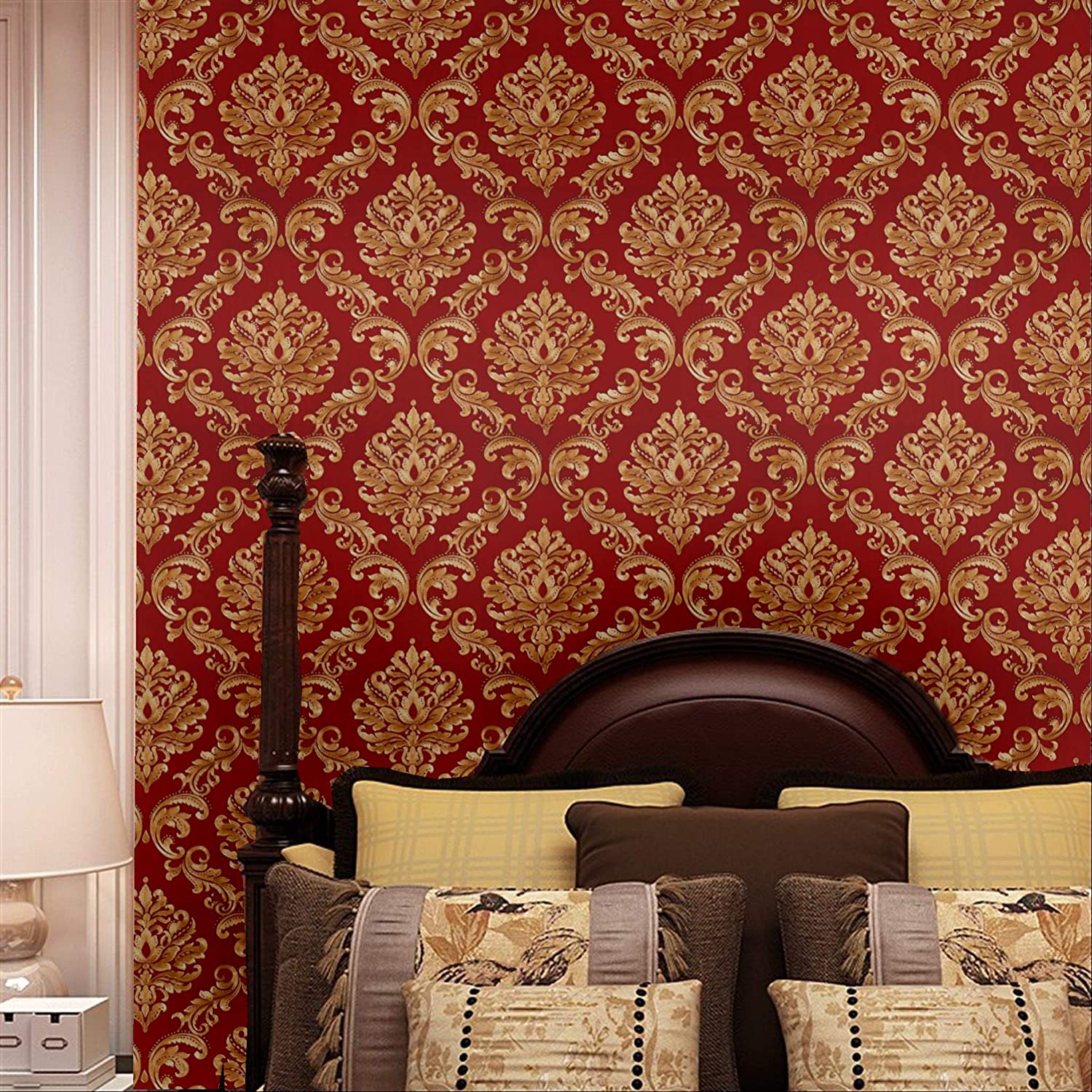 Red Damask Wallpapers