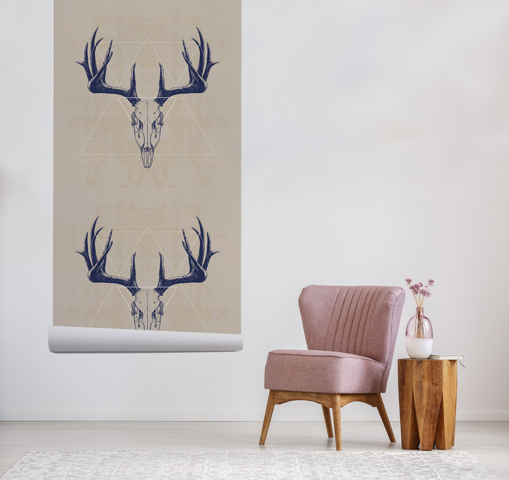 Red Deer Skull Wallpapers