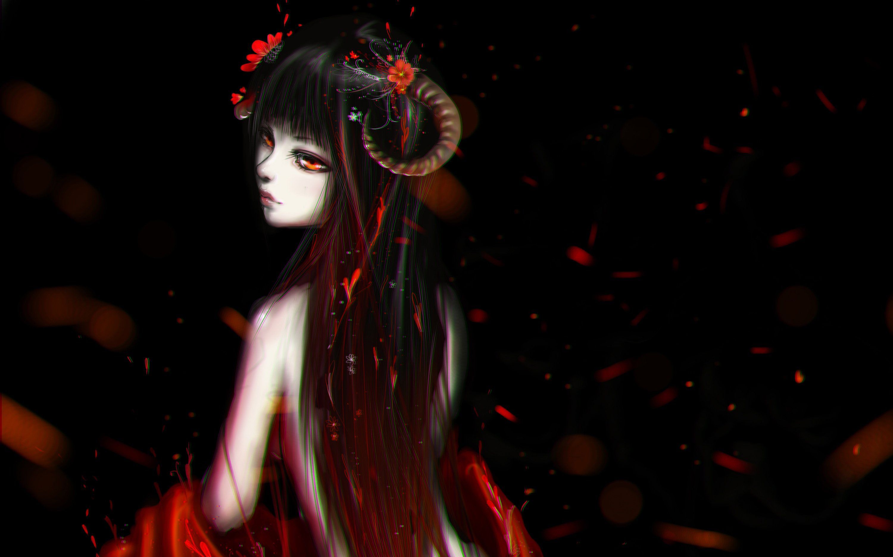 Red Devil Girl Wallpapers