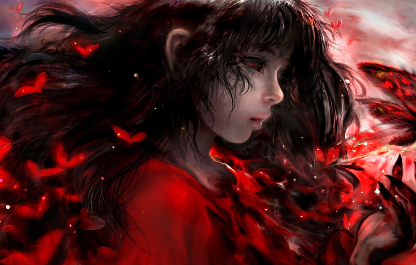 Red Devil Girl Wallpapers