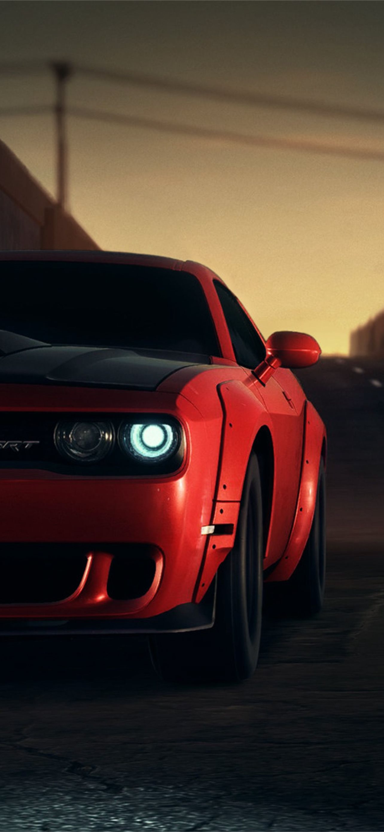 Red Dodge Demon Wallpapers