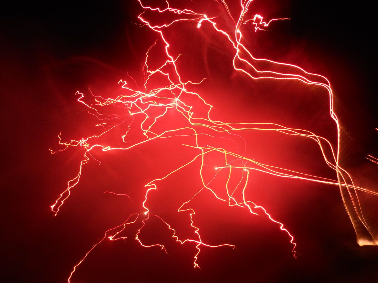 Red Electricity Wallpapers