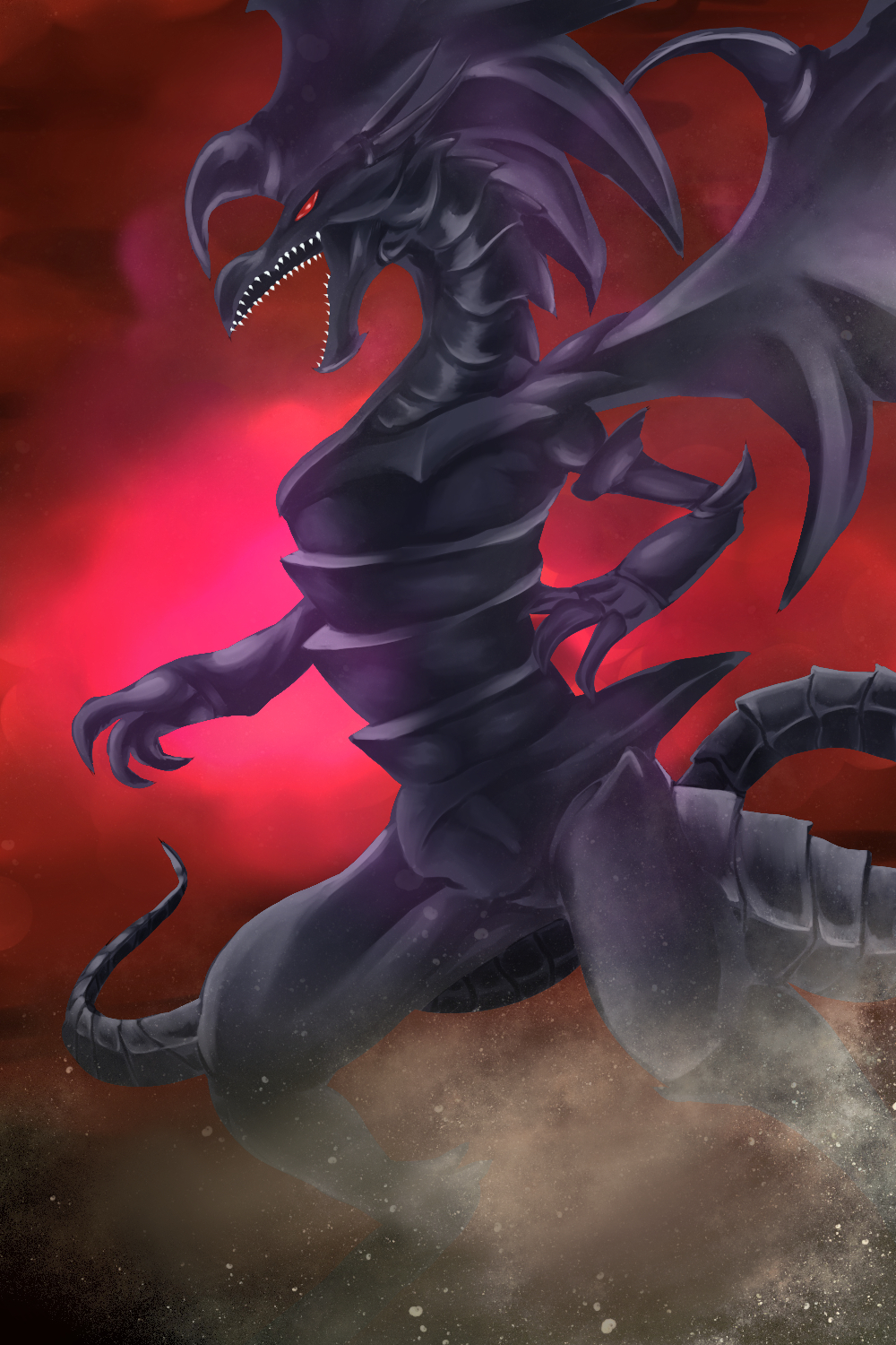 Red Eyes Black Dragon Wallpapers