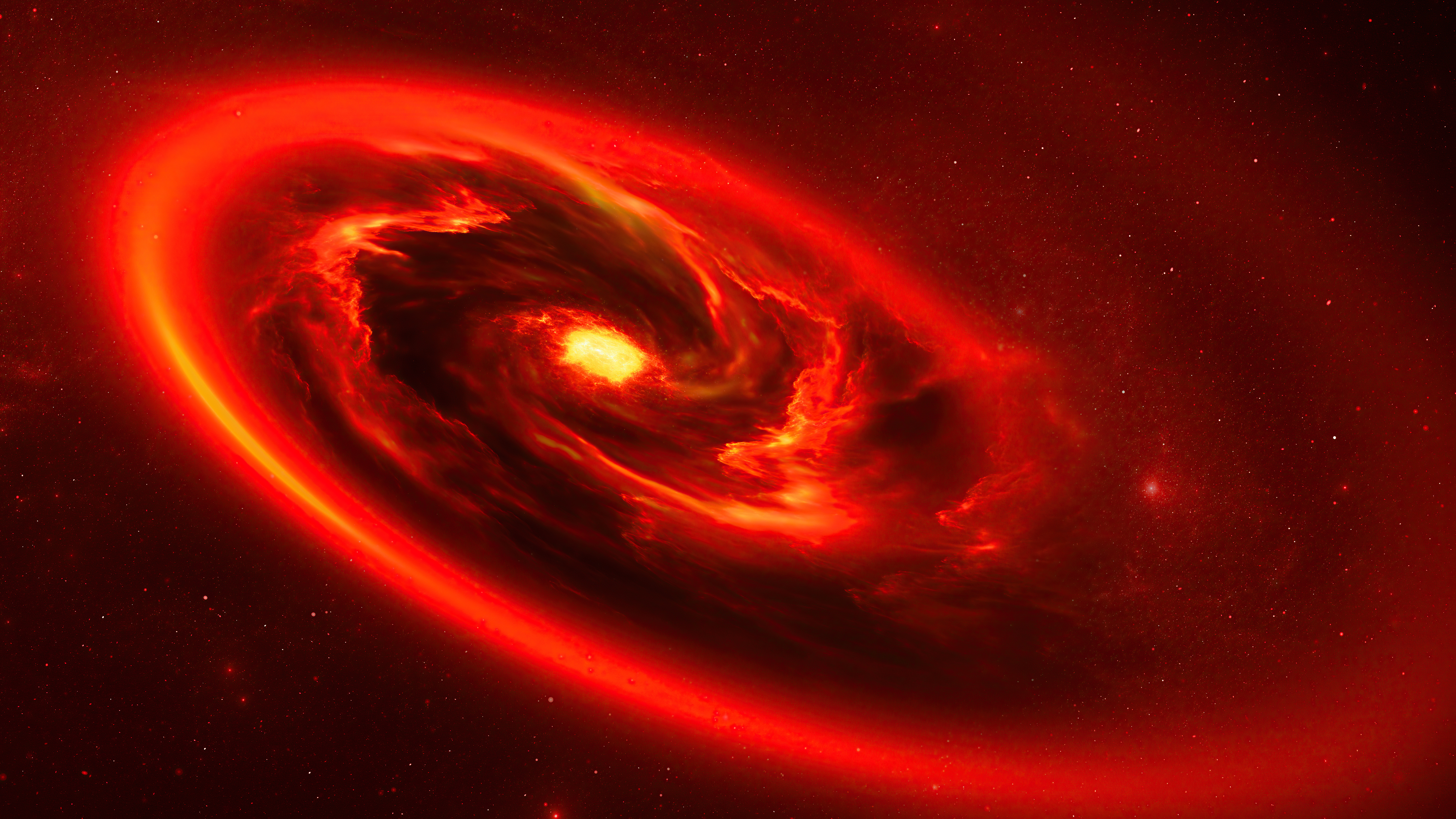 Red Galaxy 4K Ultra Hd Wallpapers