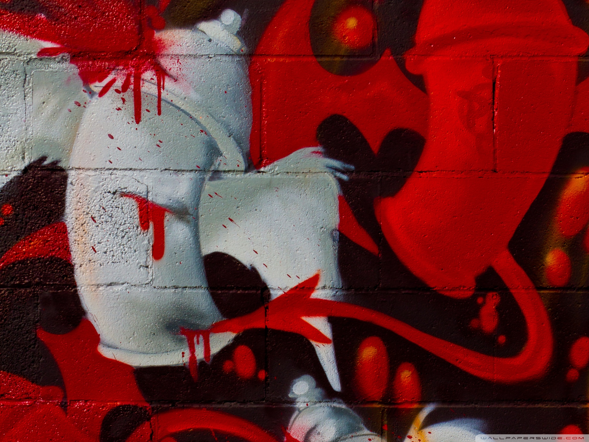 Red Graffiti Wallpapers