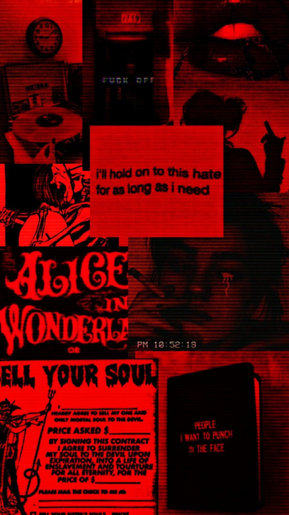 Red Grunge Aesthetic Wallpapers