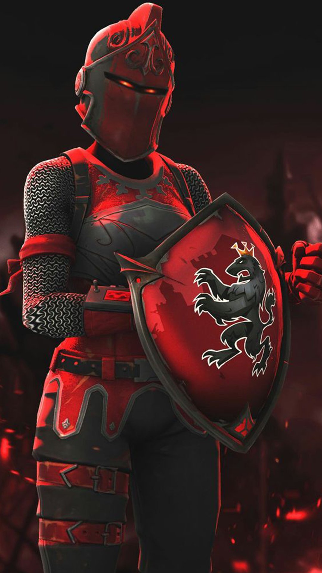 Red Knight Fortnite Desktop Wallpapers