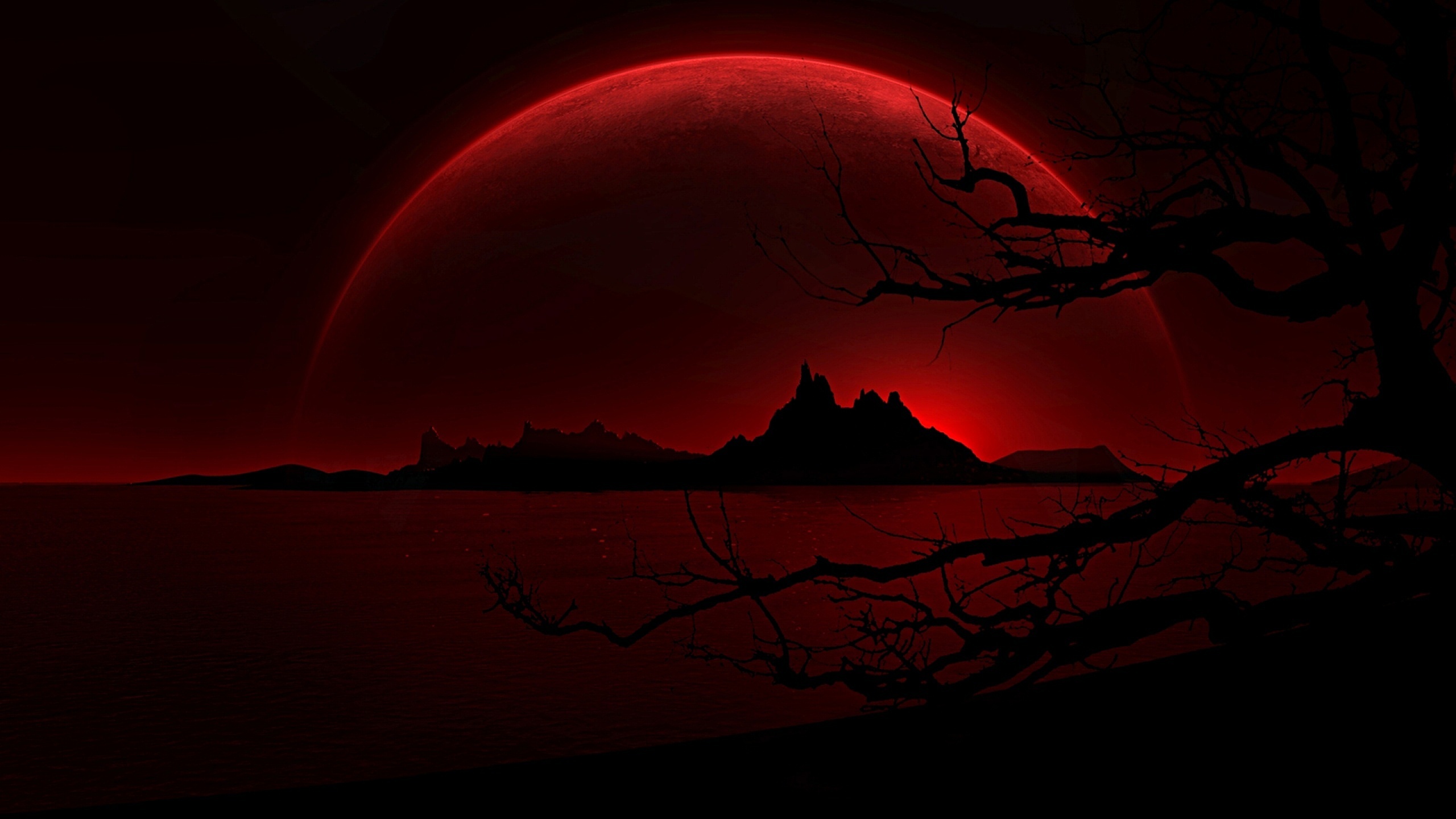 Red Landscape Wallpapers