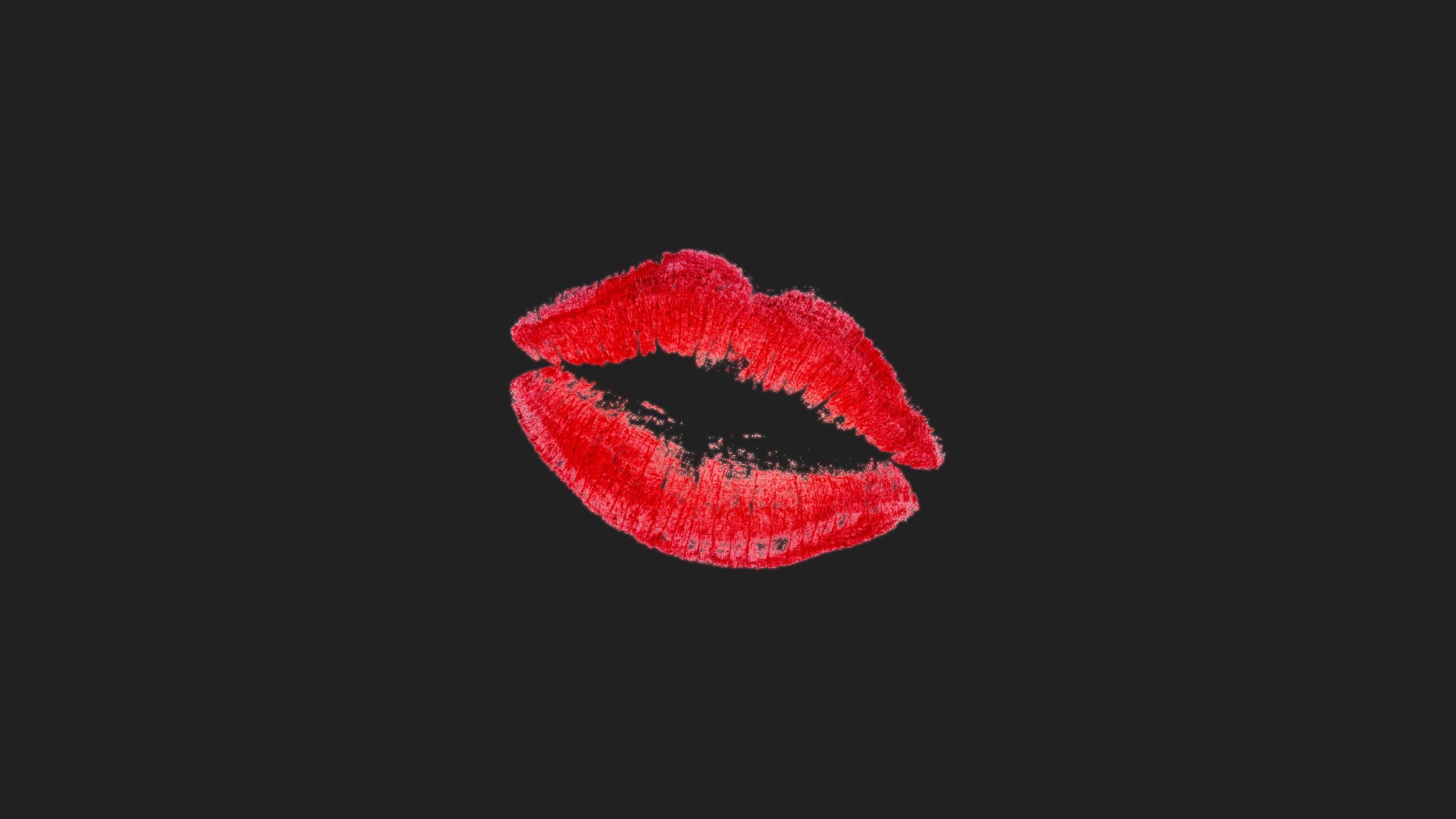 Red Lip Girl Wallpapers