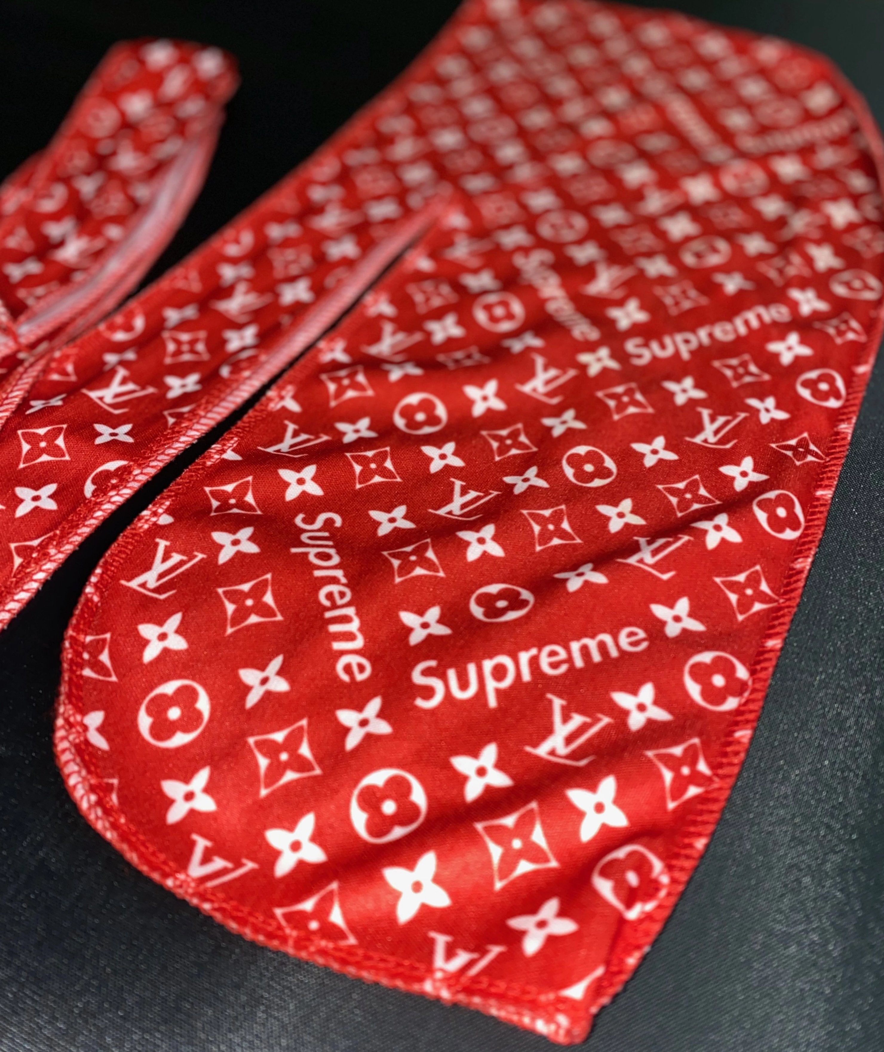 Red Louis Vuitton Supreme Wallpapers