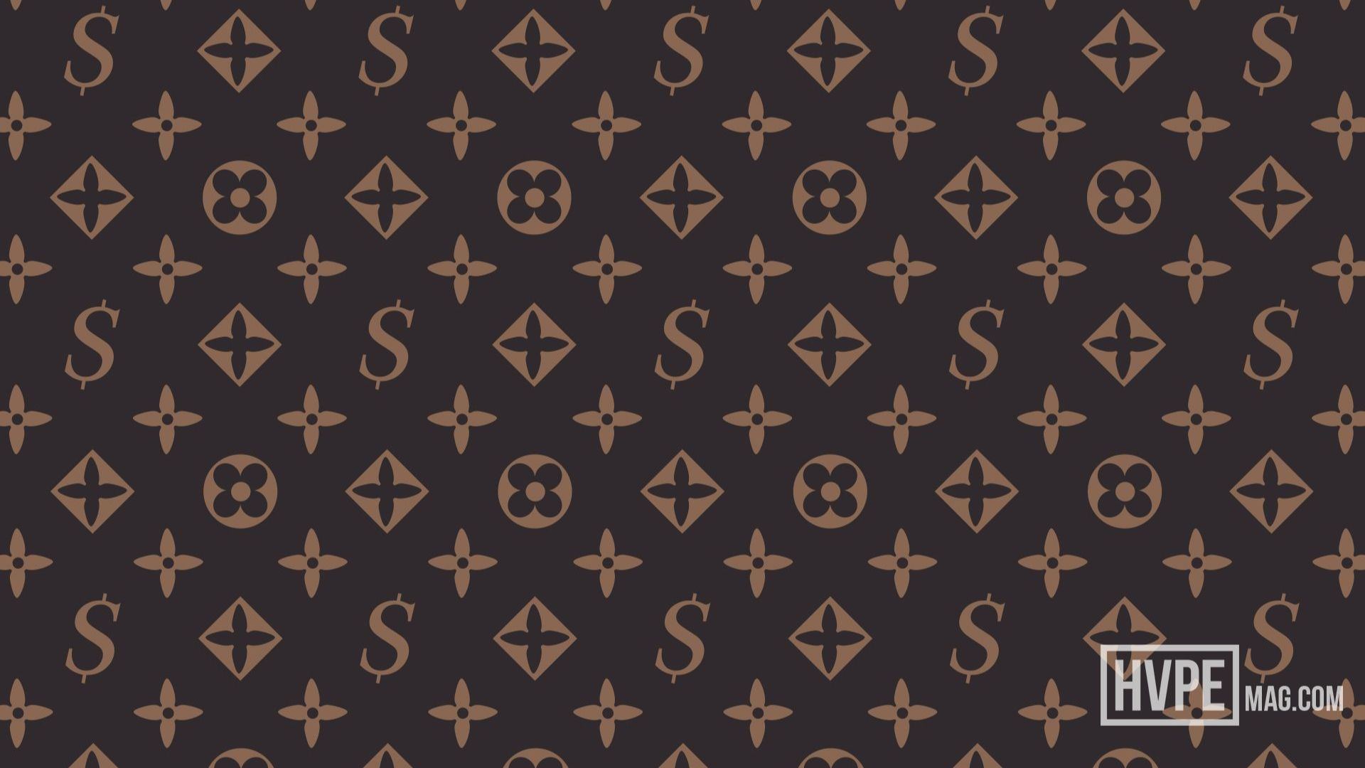 Red Louis Vuitton Supreme Wallpapers