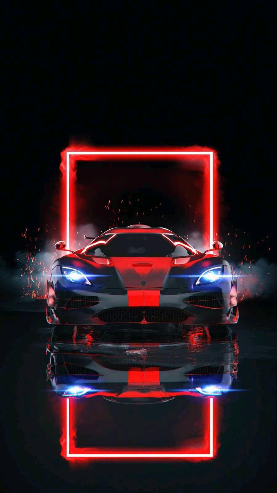 Red Neon Car Wallpapers