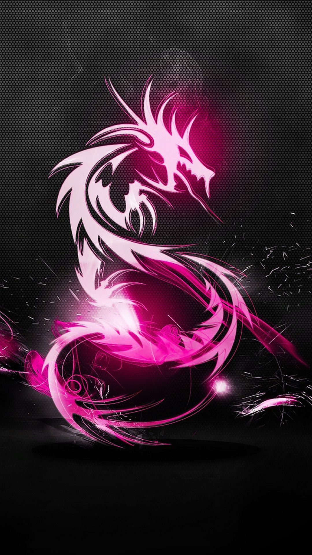 Red Neon Dragon Wallpapers