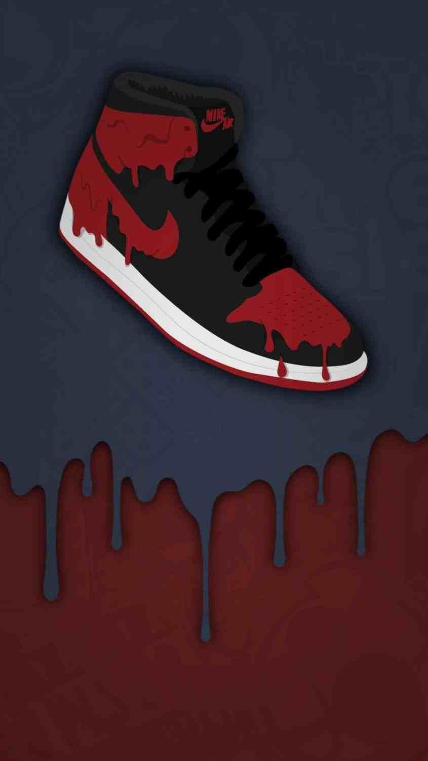 Red Nikes Shoes Wallpapers