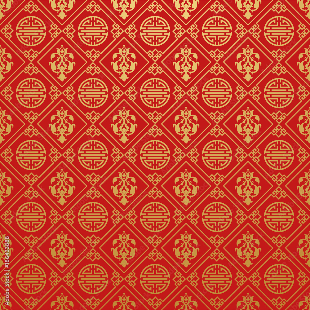 Red Oriental Wallpapers