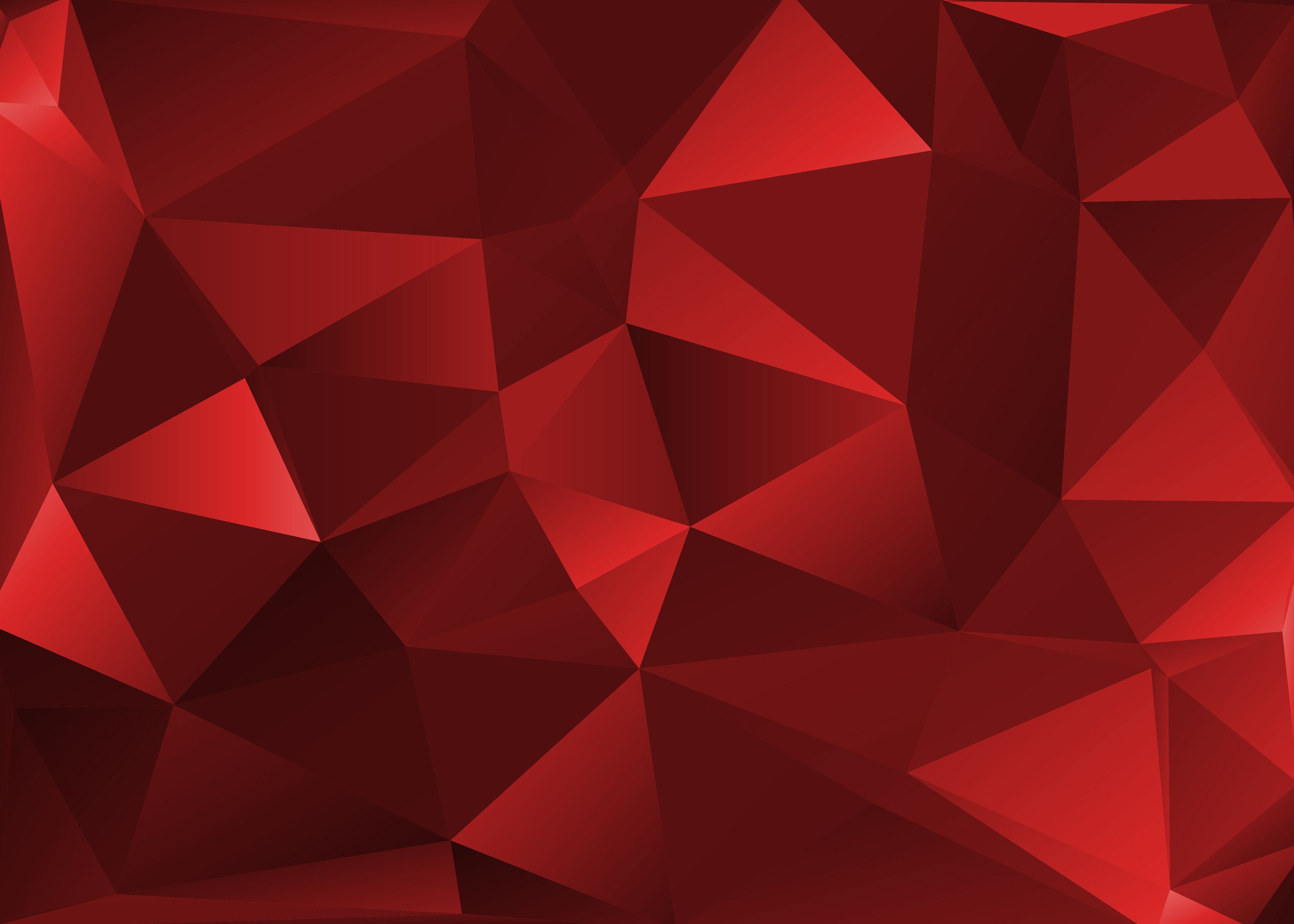 Red Polygon Wallpapers