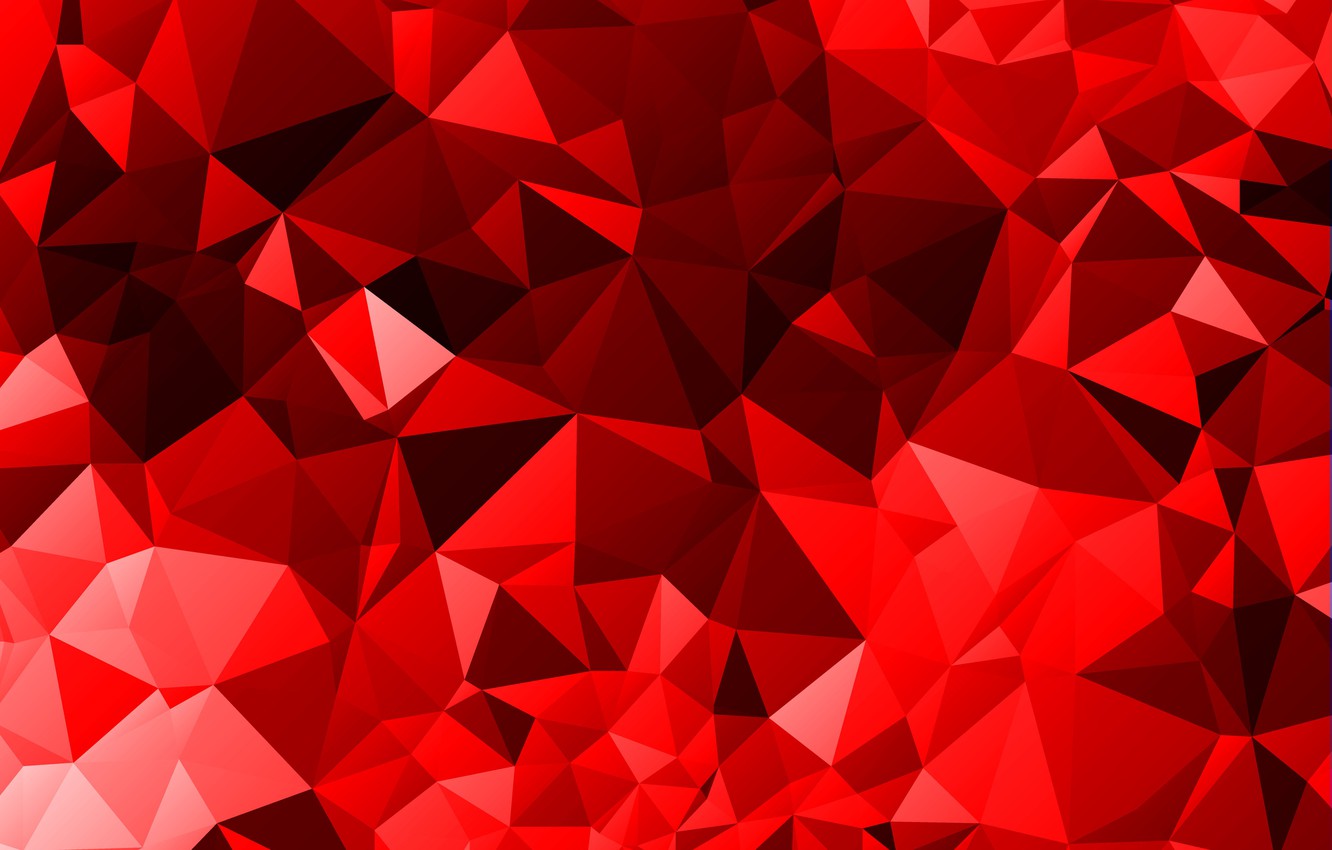 Red Polygon Wallpapers