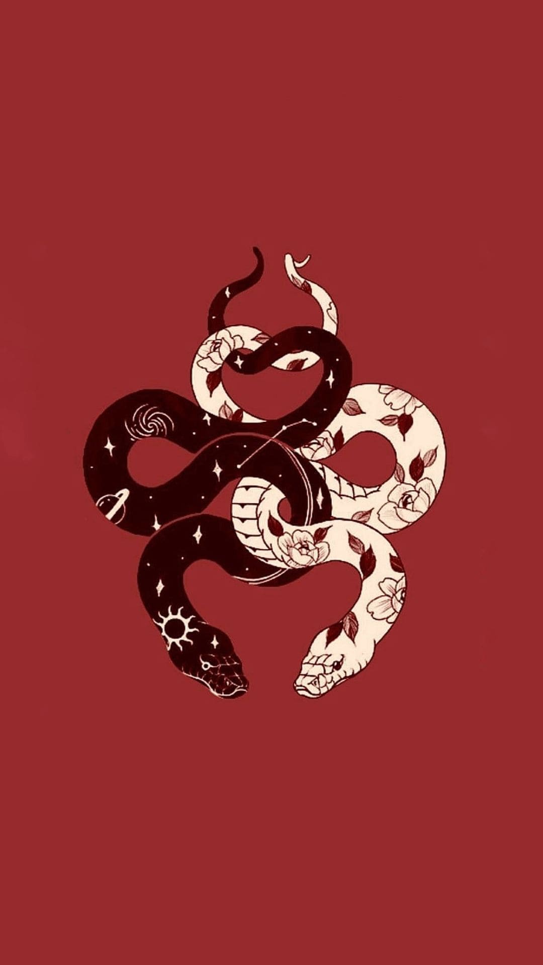 Red Snake Aesthetics Wallpapers