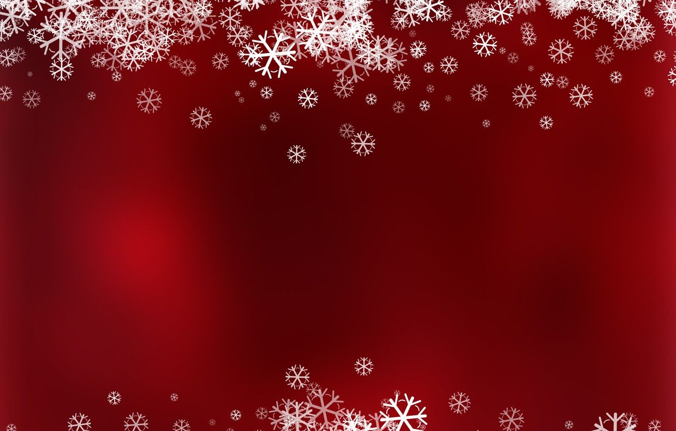 Red Snowflake Wallpapers