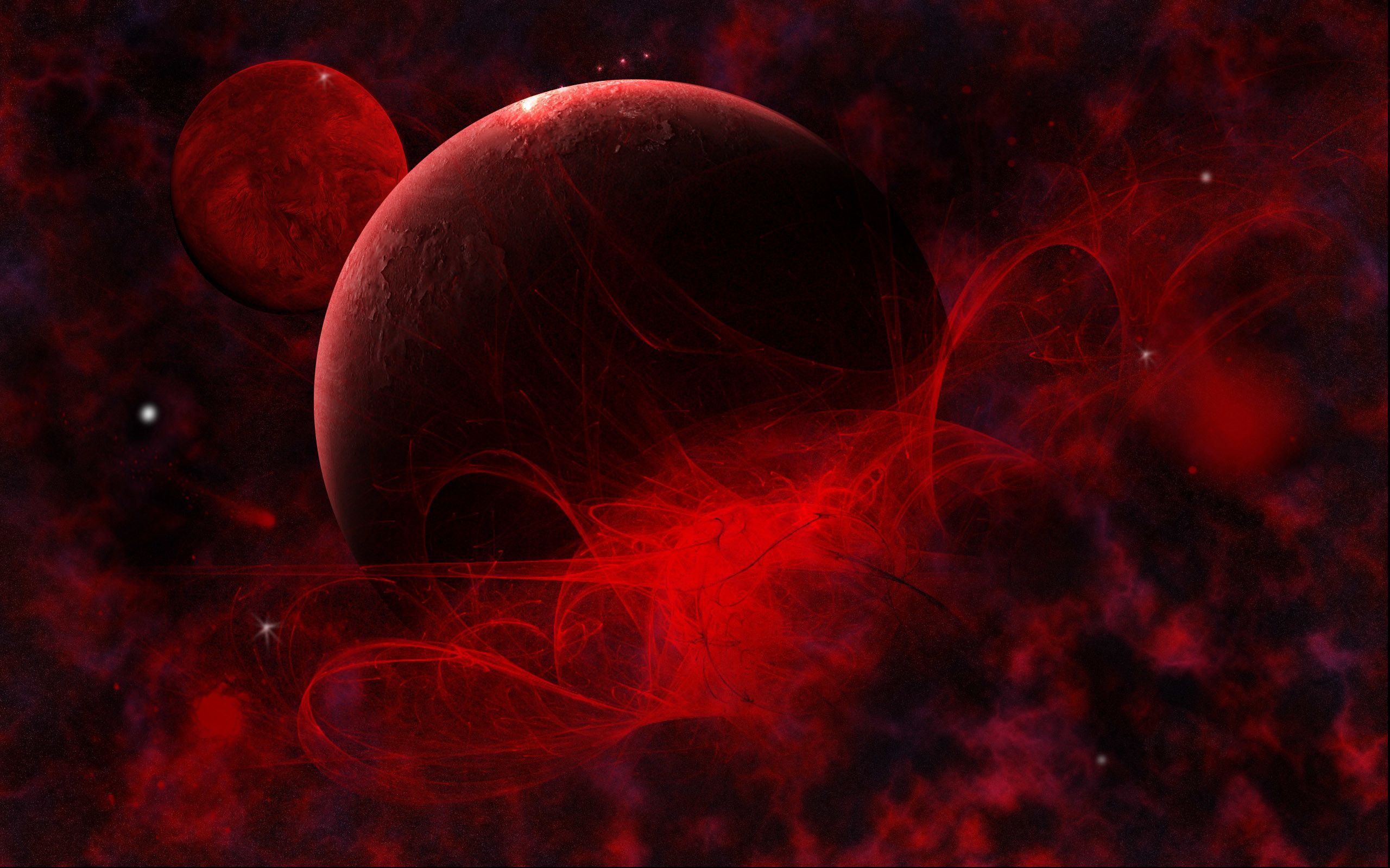 Red Space Wallpapers