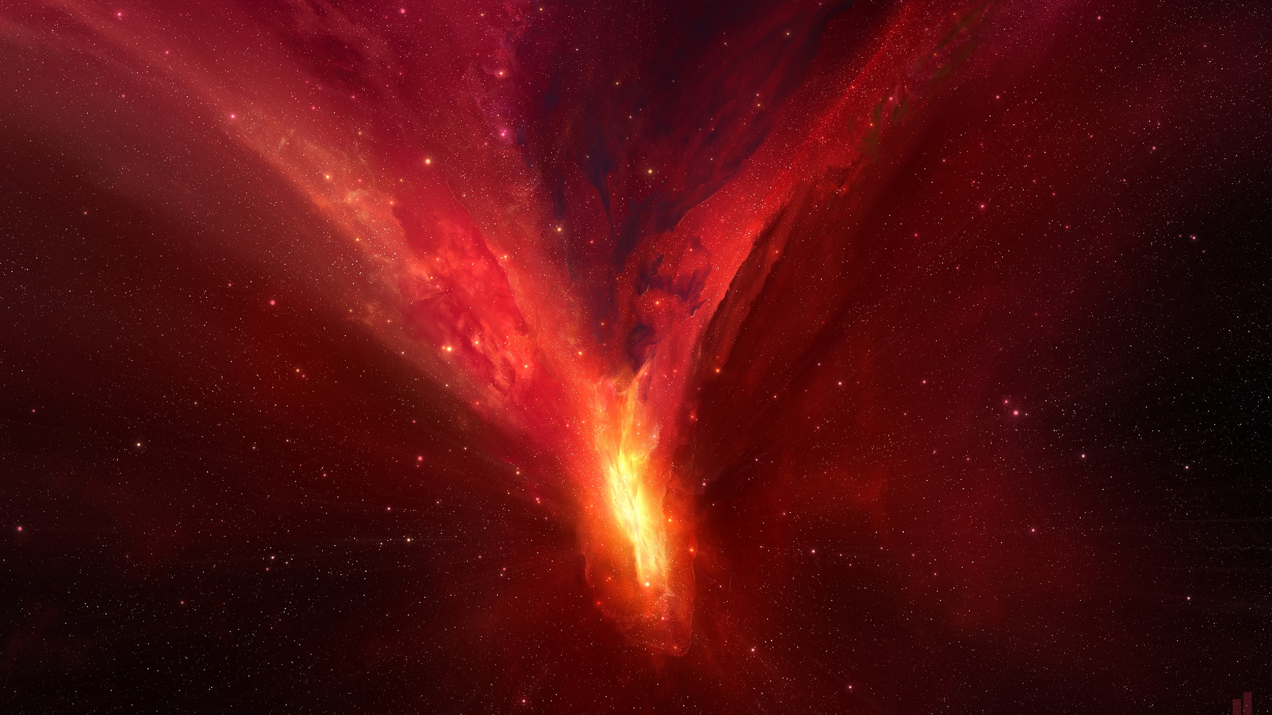 Red Space Wallpapers