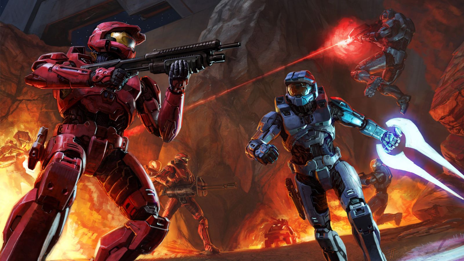 Red Vs Blue Wallpapers