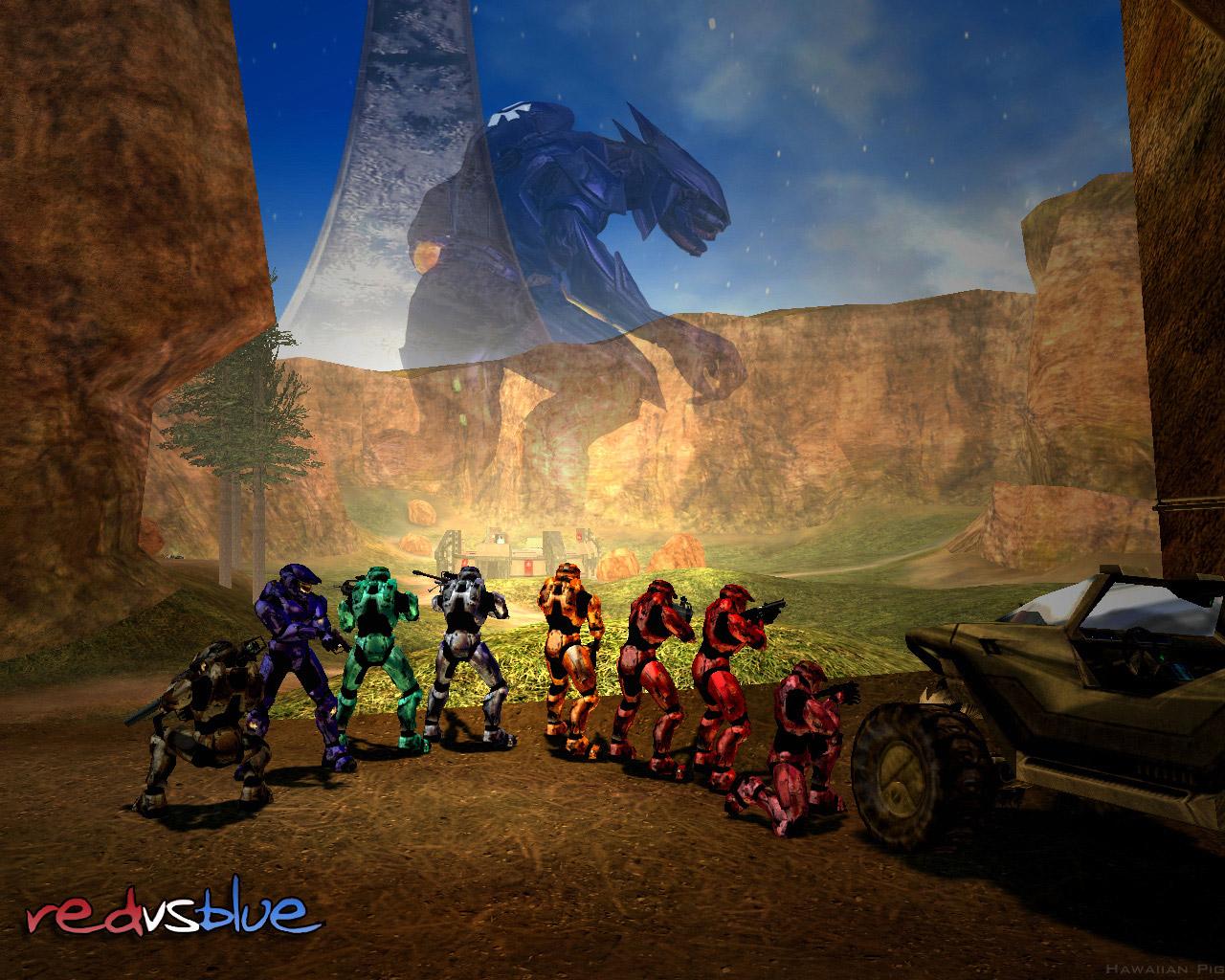 Red Vs Blue Characters Wallpapers