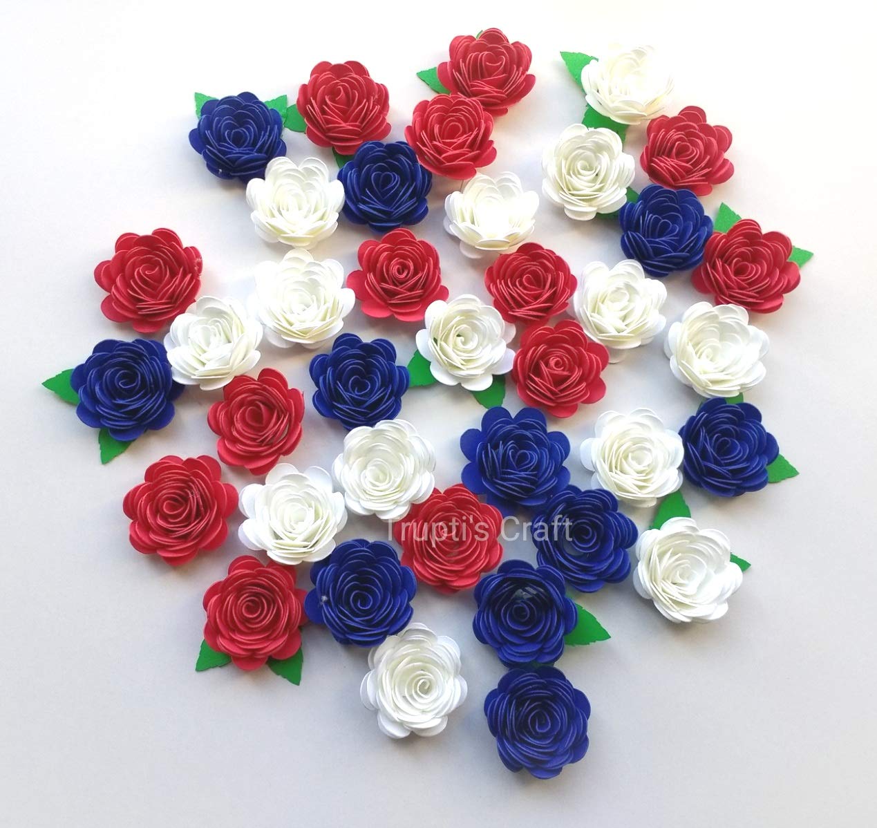 Red White And Blue Flowers Wallpapers