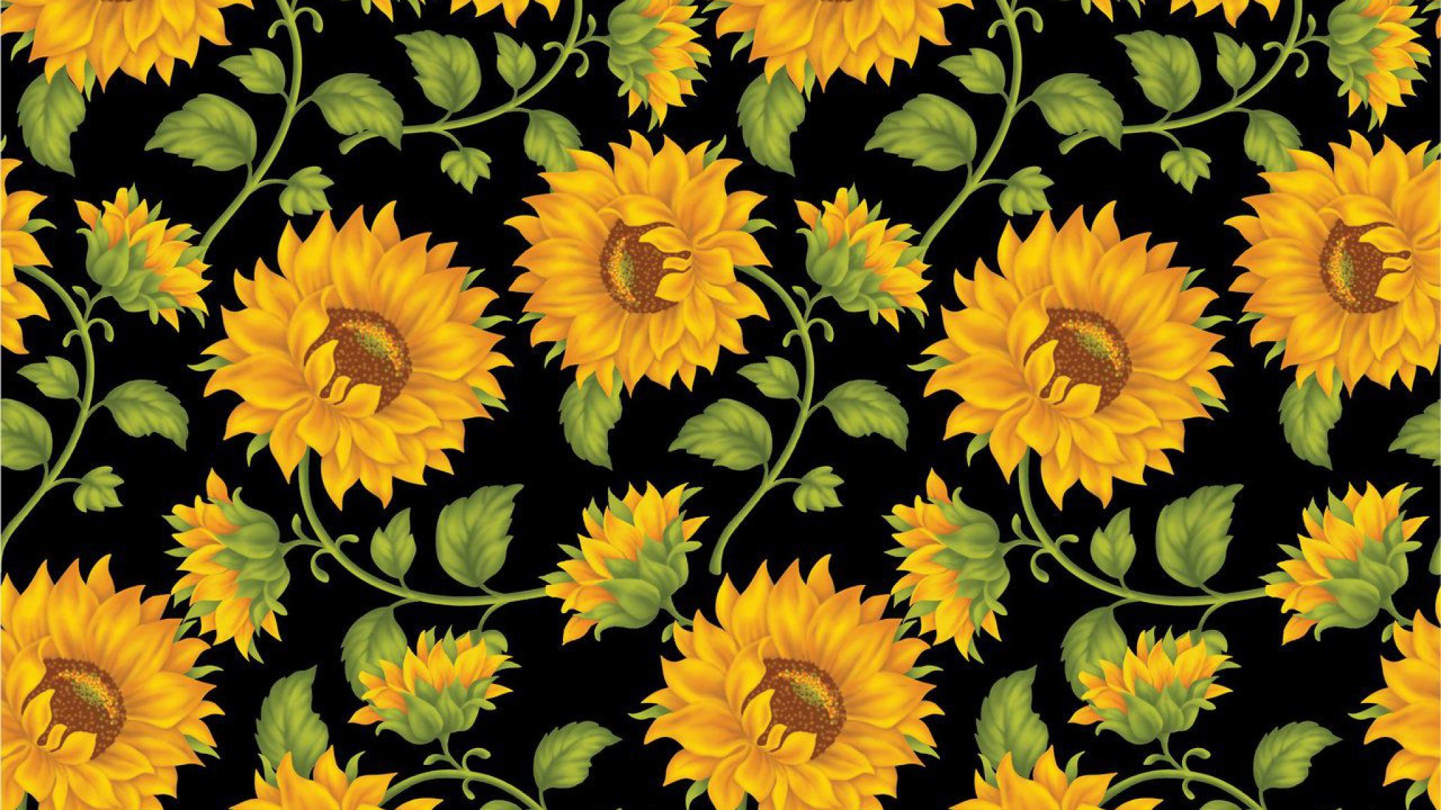 Yellow Aesthetic Flower Desktop Wallpapers
