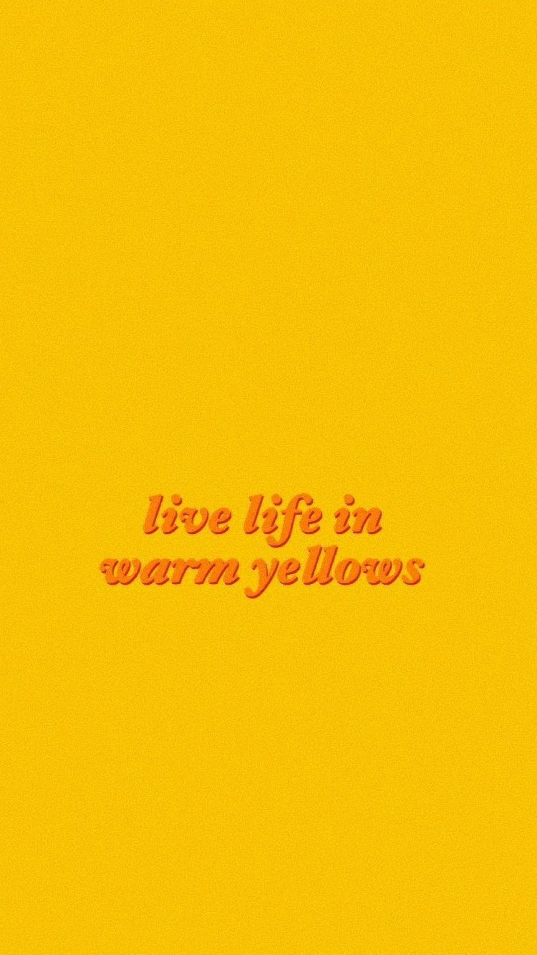 Yellow Aesthetic Quotes Wallpapers