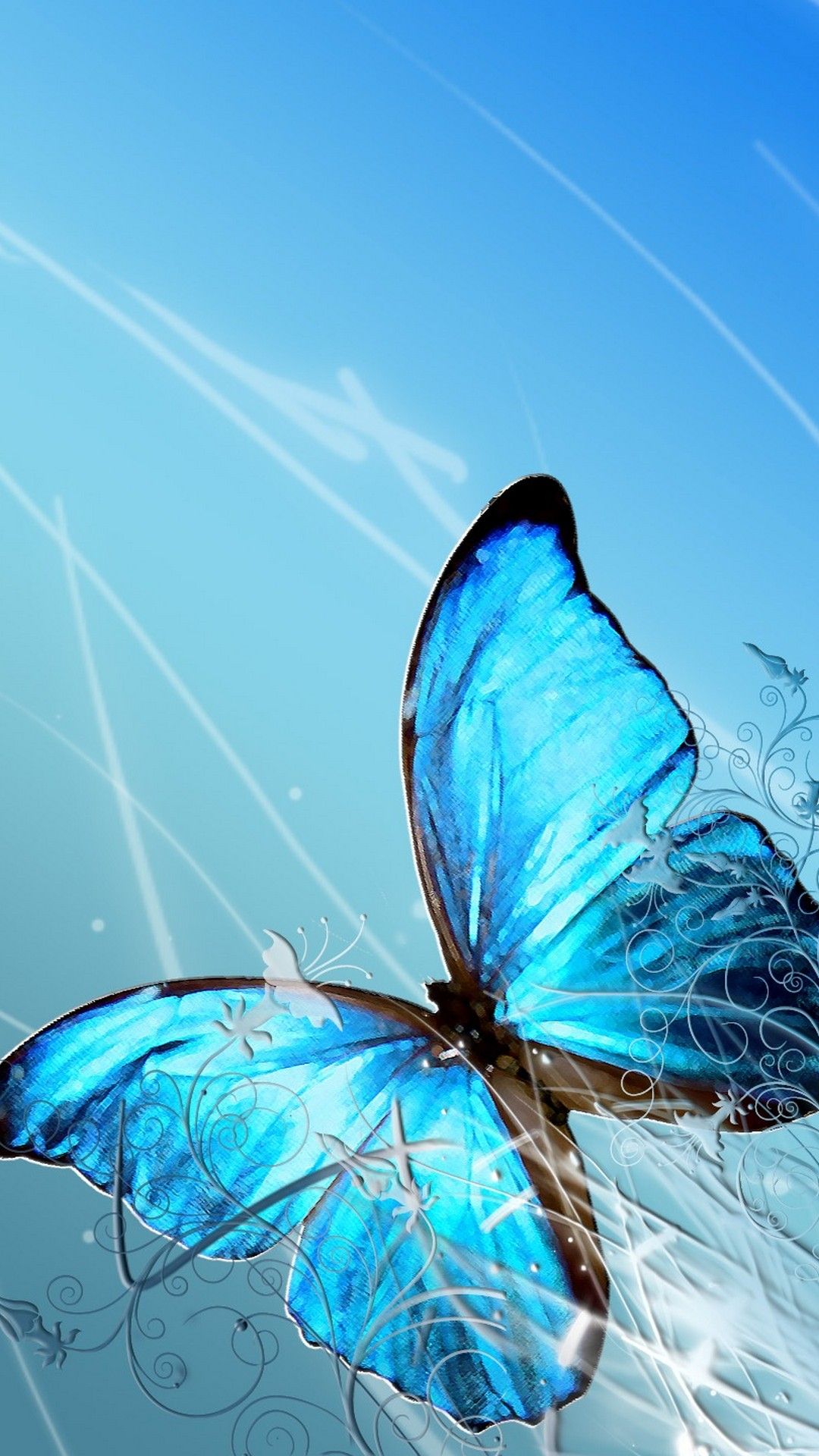 Yellow And Blue Butterfly Wallpapers