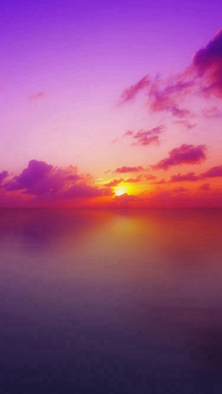 Yellow And Purple Sunset Wallpapers