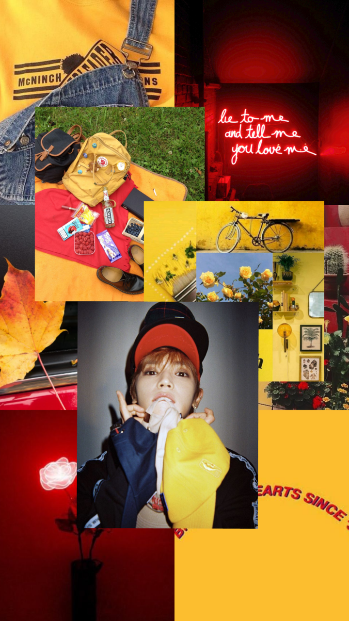 Yellow And Red Aesthetic Wallpapers