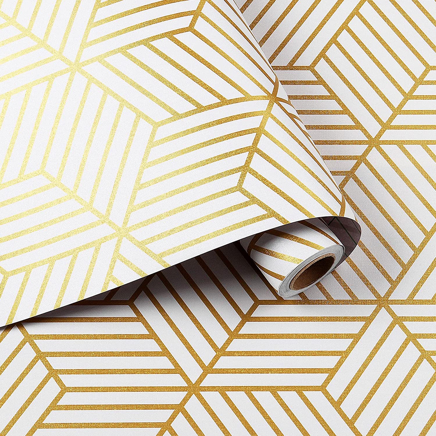 Yellow And White Geometric Wallpapers