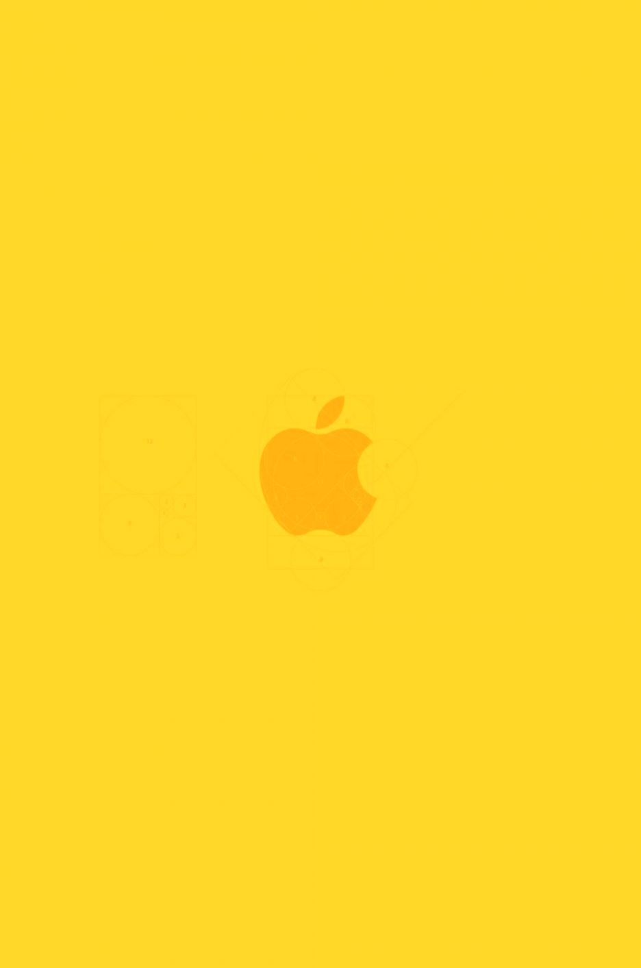 Yellow Apple Iphone Wallpapers