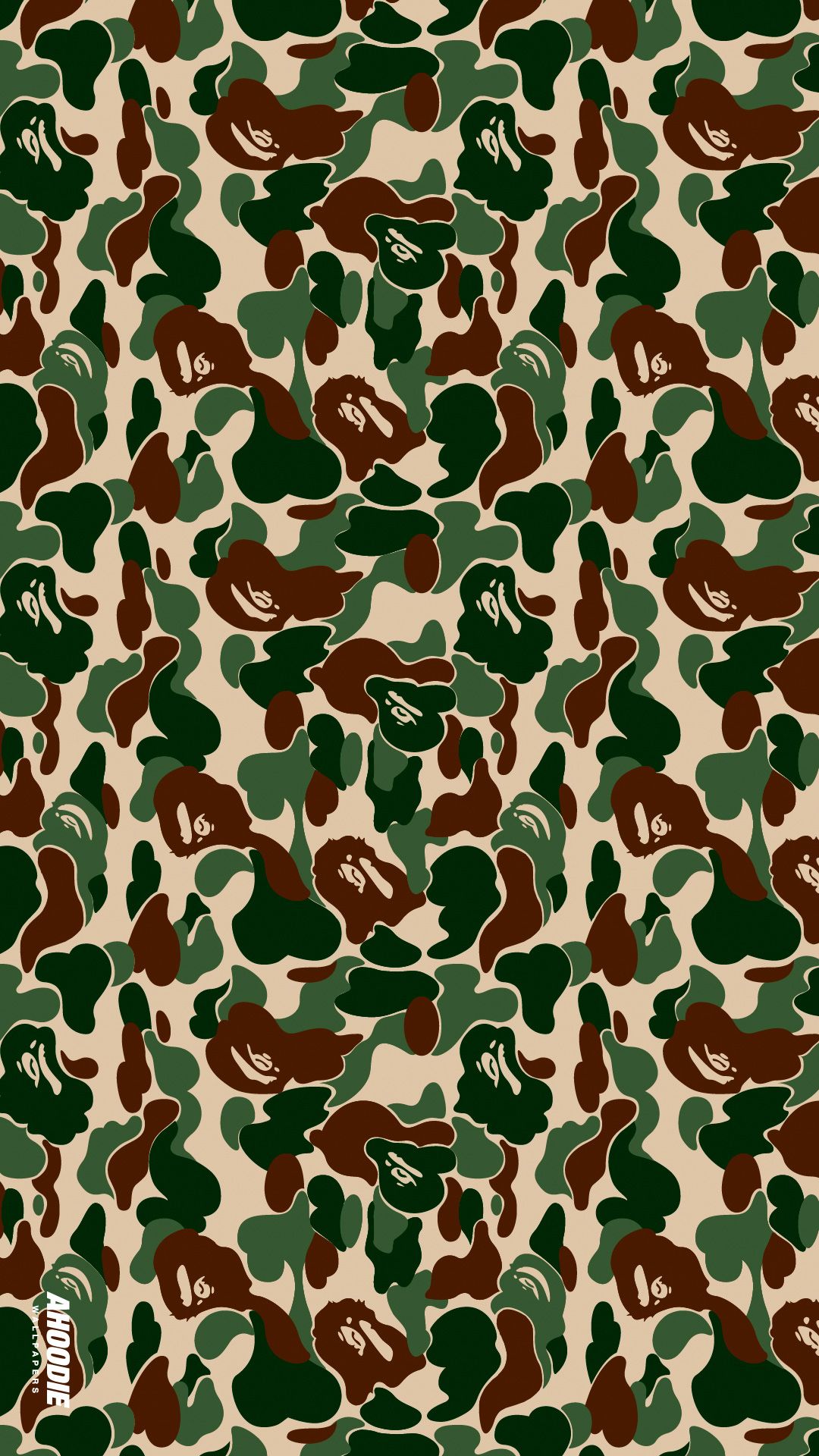 Yellow Bape Camo Wallpapers