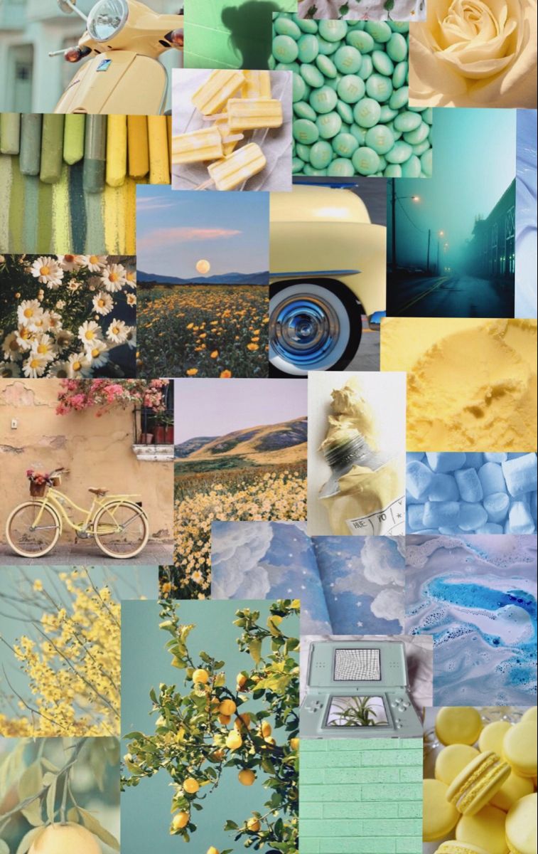 Yellow Blue Aesthetic Wallpapers